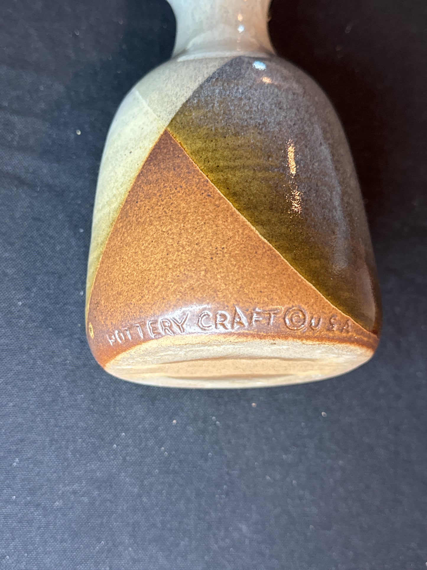 Vintage Robert Maxwell Wine Vino Carafe - Potter Craft USA 7.5" Tall