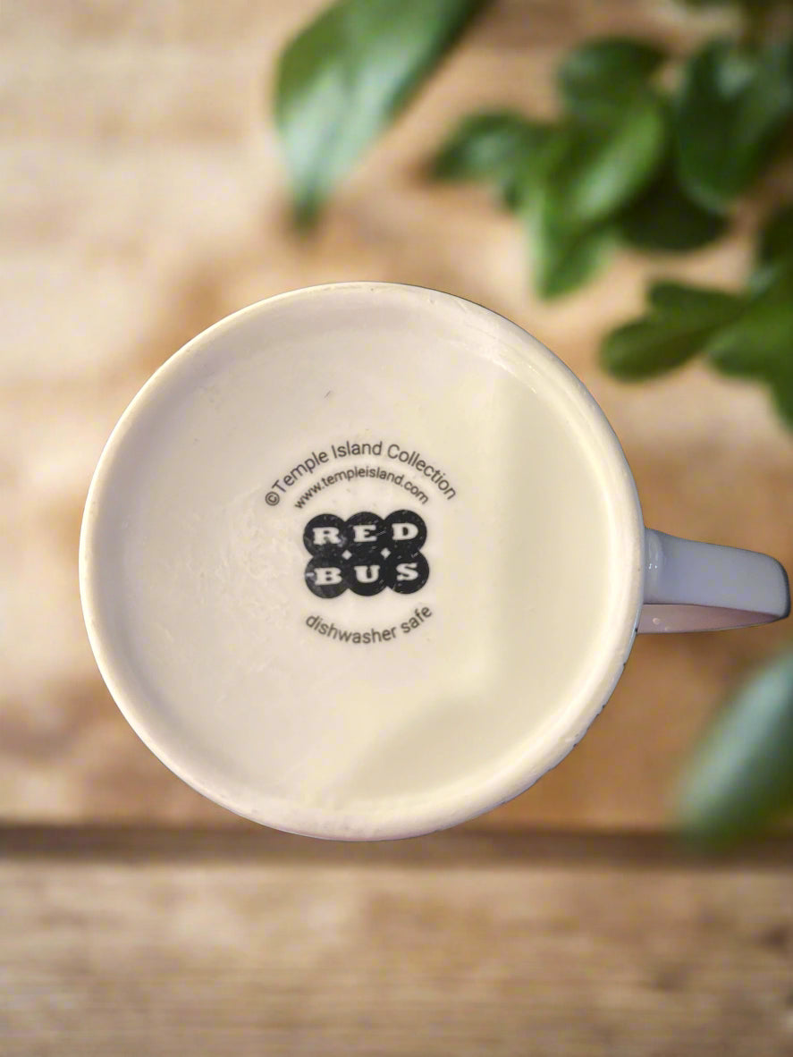 London Red Double Decker Bus Coffee Cup Mug by Temple Island Collection