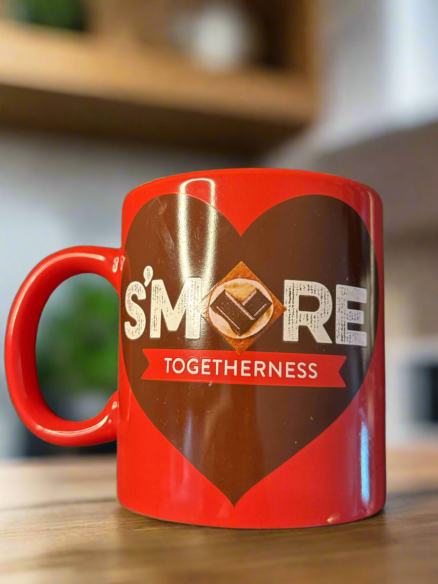 S'More Red Coffee Cup Mug Galerie Red Togetherness 4.5" Tall Hershey's New 20 oz