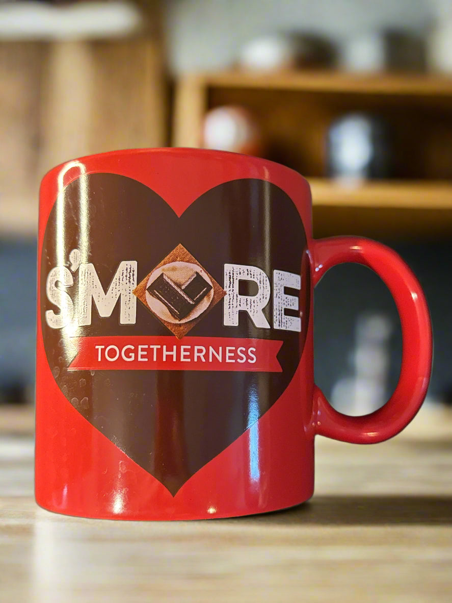 S'More Red Coffee Cup Mug Galerie Red Togetherness 4.5" Tall Hershey's New 20 oz