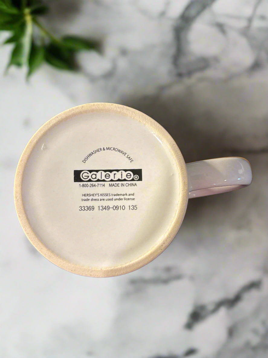 Galerie Hershey's Kisses Coffee Mug Cup 3.75" Tall 12oz New