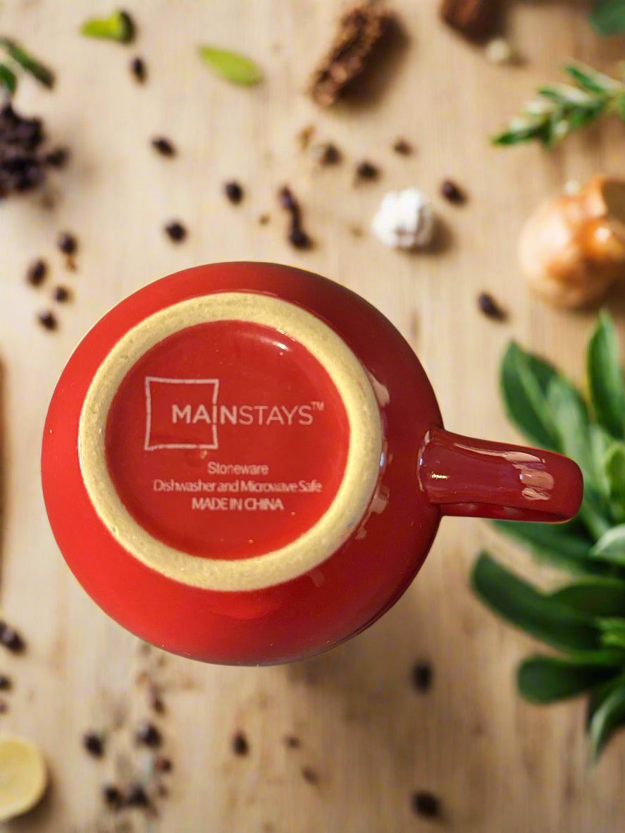 Red Sedona (Rainforest) by Mainstays Coffee Mug Cup 4 1/8" Tall 14oz