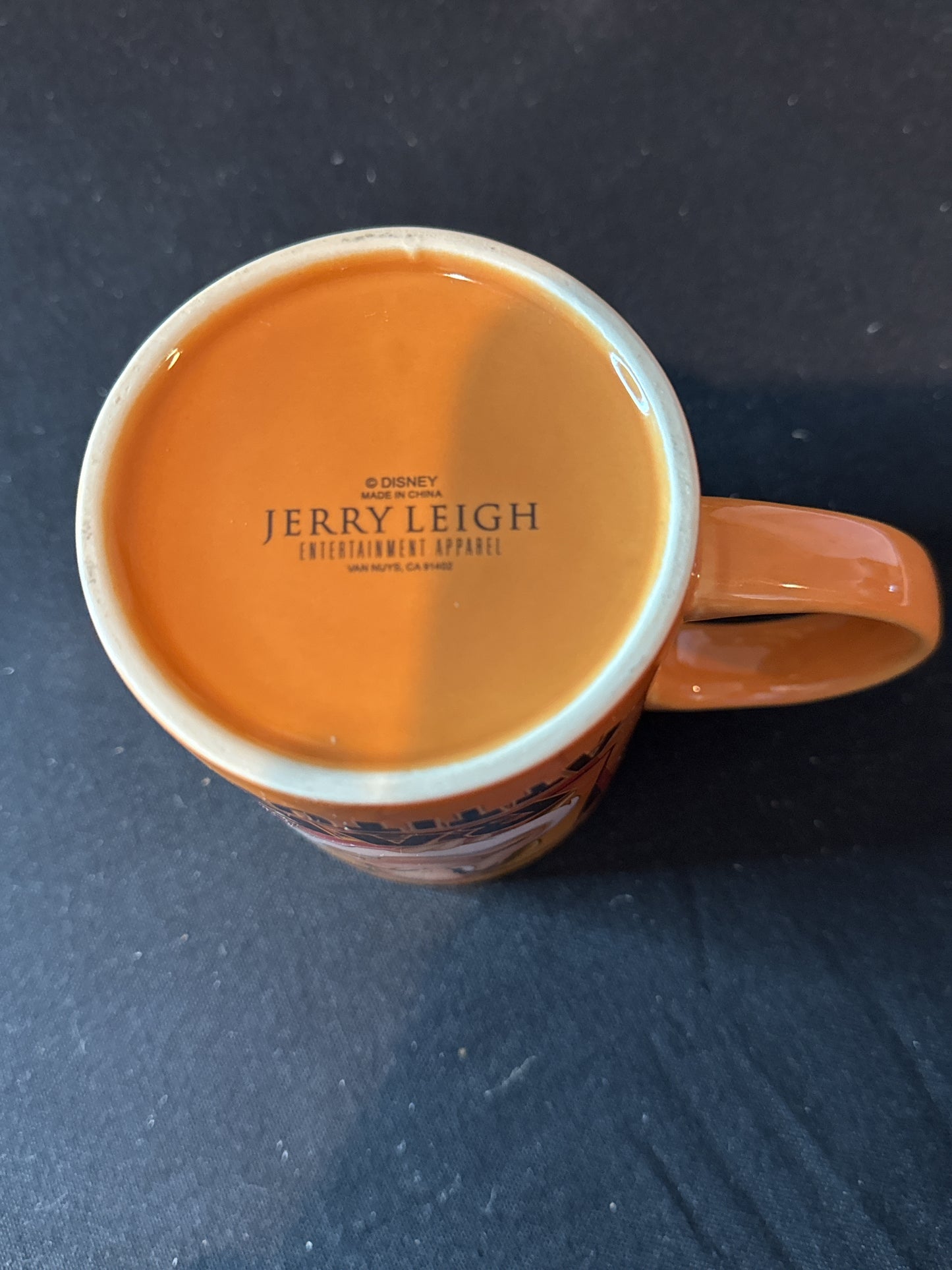 Disney Jerry Leigh Bad Attitude Art Decoration Grumpy Dwarf Coffee Mug Cup 4.5" Tall