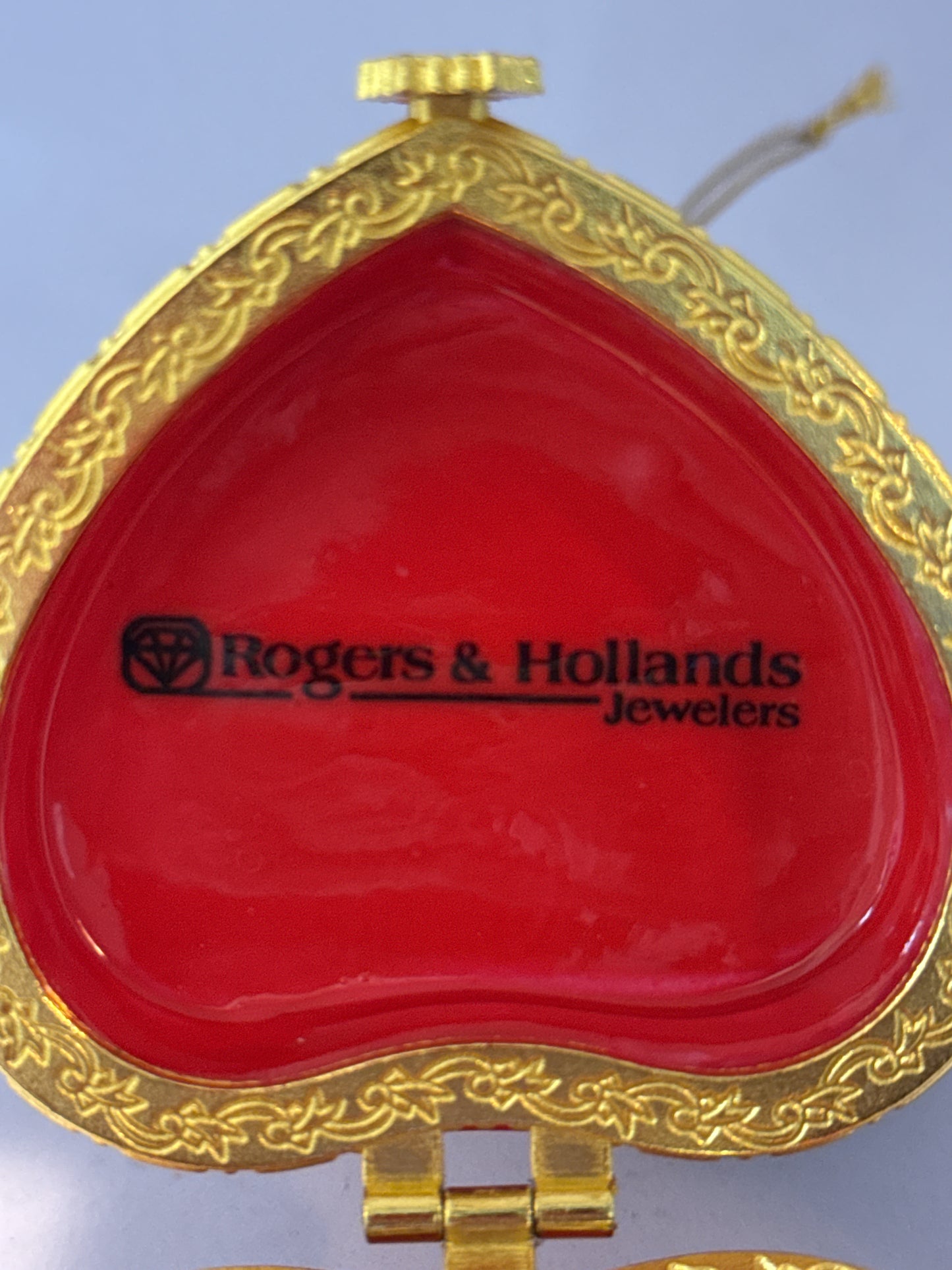 Rogers & Hollands Santa Clause Ring Holder Ornament 4.75" Tall