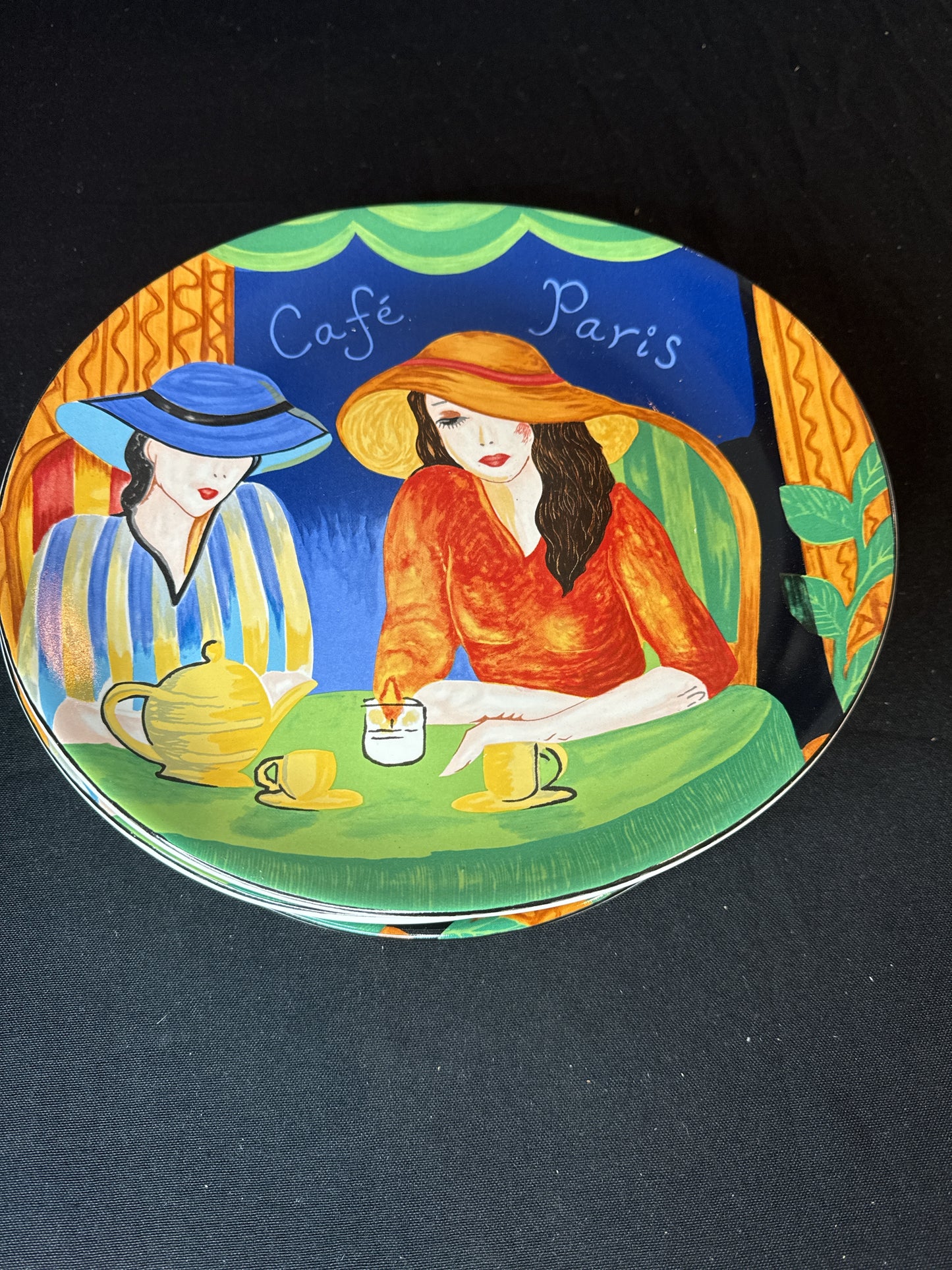 Sango/Furio Cafe Paris Set of 4 Dinner Plates and 4 Salad Plates