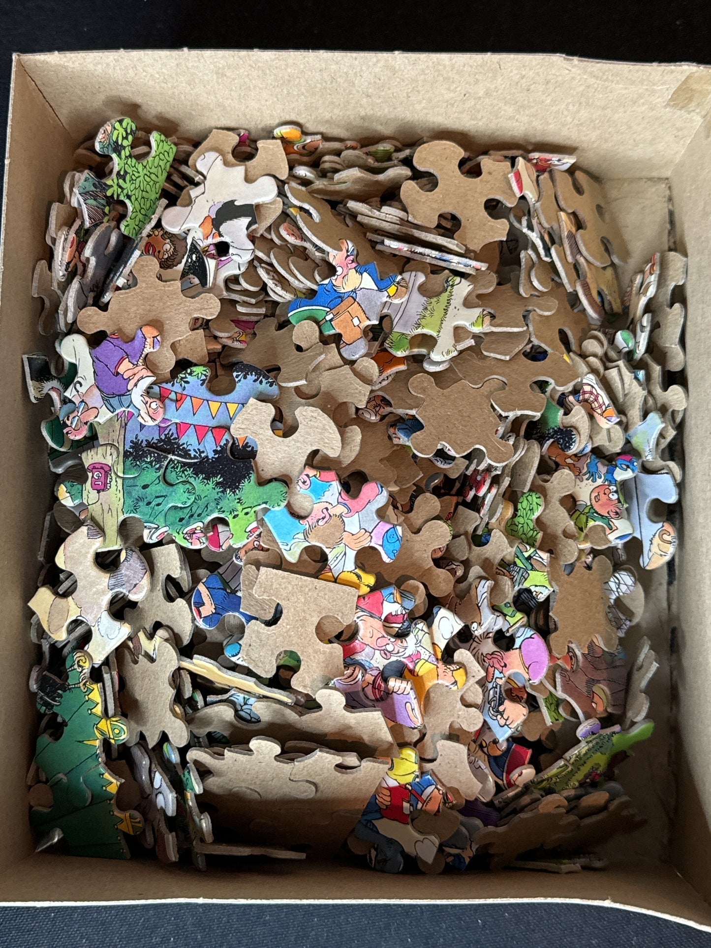 Jigsaw Puzzle Cartoon Capers The Zoo 550 Piece Jan Van Haasteren Animals 24" X 18"