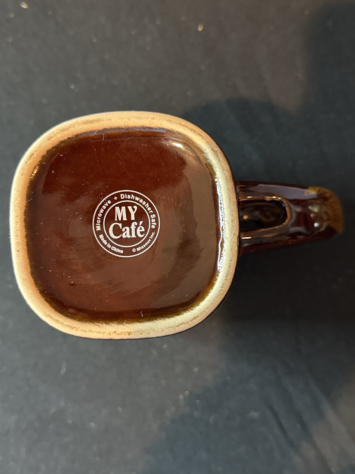 Tall Handcrafted Stoneware Coffee Mug Cup Key West My Cafe Missouv Inc. Large 5" Tall