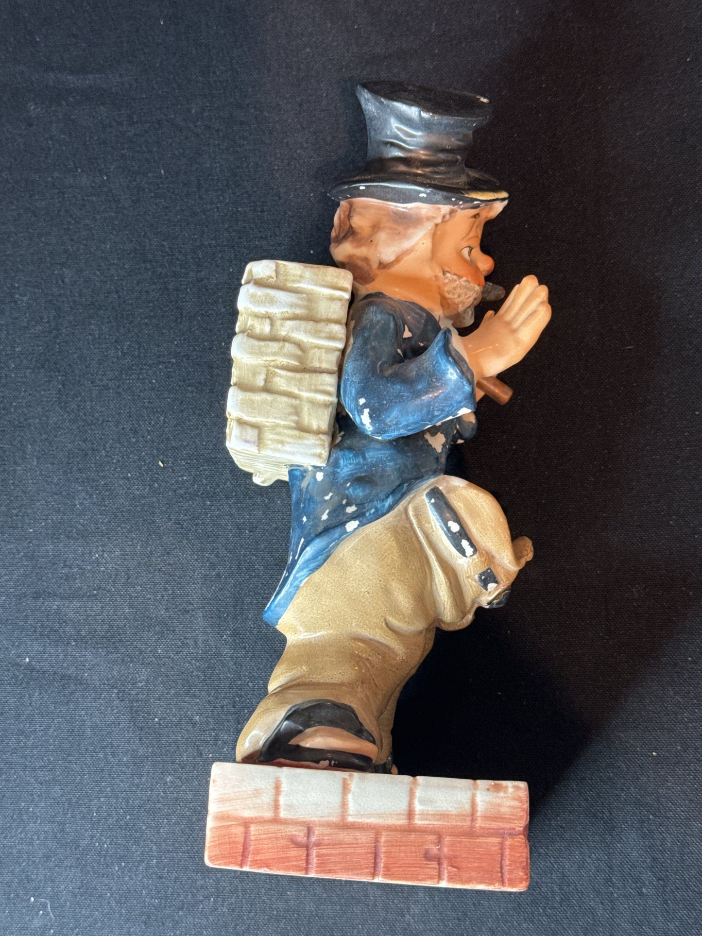 Hobo Ceramic Figurine by Shields Fifth Avenue Japan Openings for Trinkets 9.5" Tall