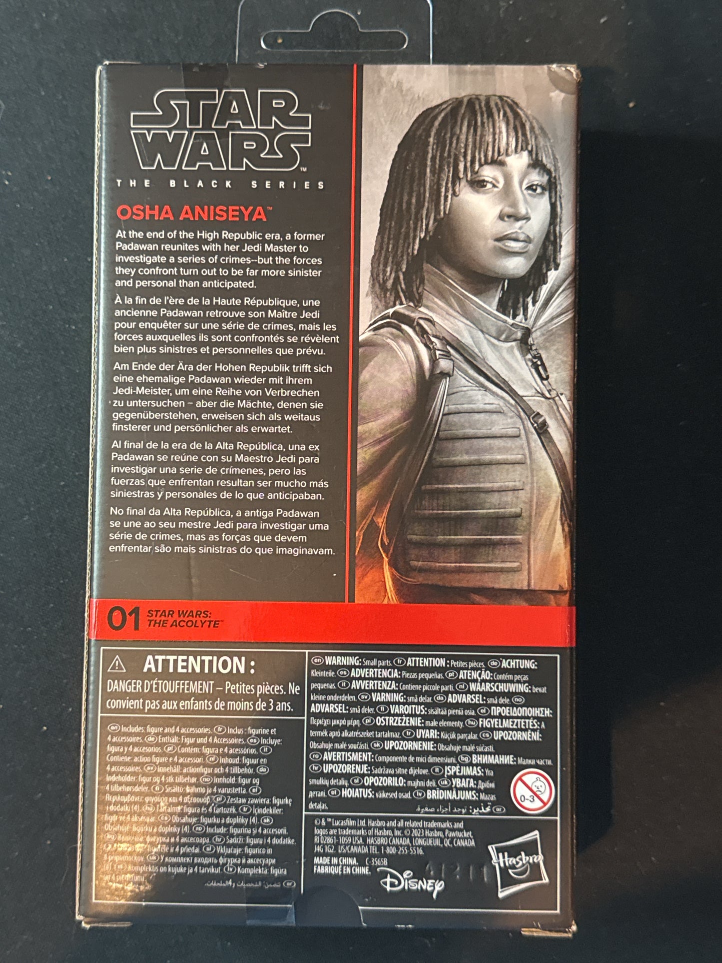 Star Wars The Black Series Osha Aniseya 6" Action Figure #01 The Acolyte New in Box