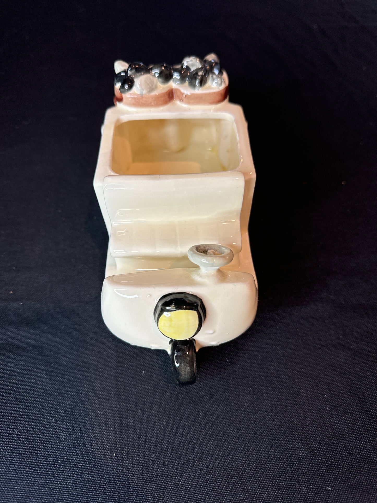 Vintage Retro Inarco Japan CN-133 Ceramic Porcelain Golf Cart Planter (A6)