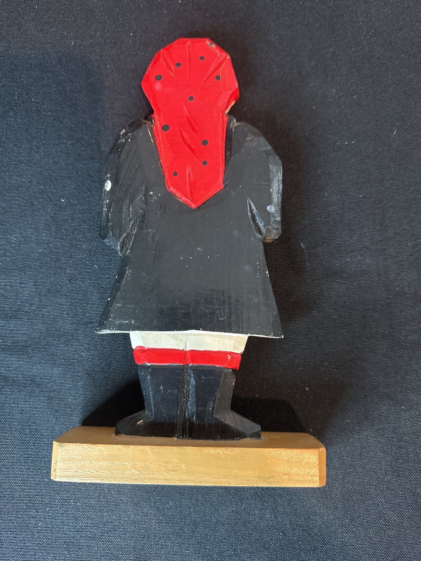 Vintage Wood Ship Mate Nautical Painted Figurine 1996 Pirate Statue 8.25" Tall