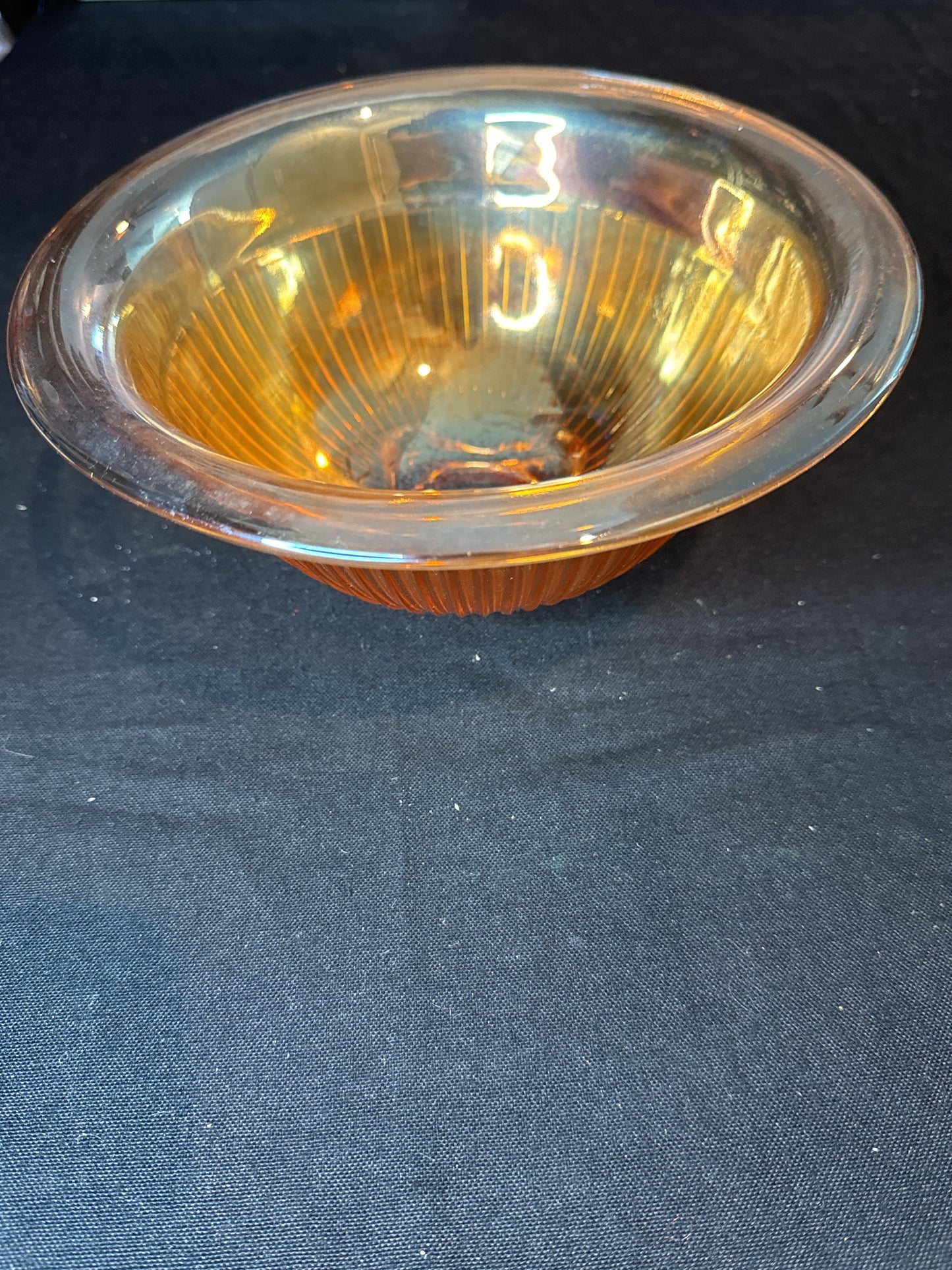 Medium Nesting Bowl Marigold Color Serving/Mixing Bowl 8.5" Wide and 3.5" Deep