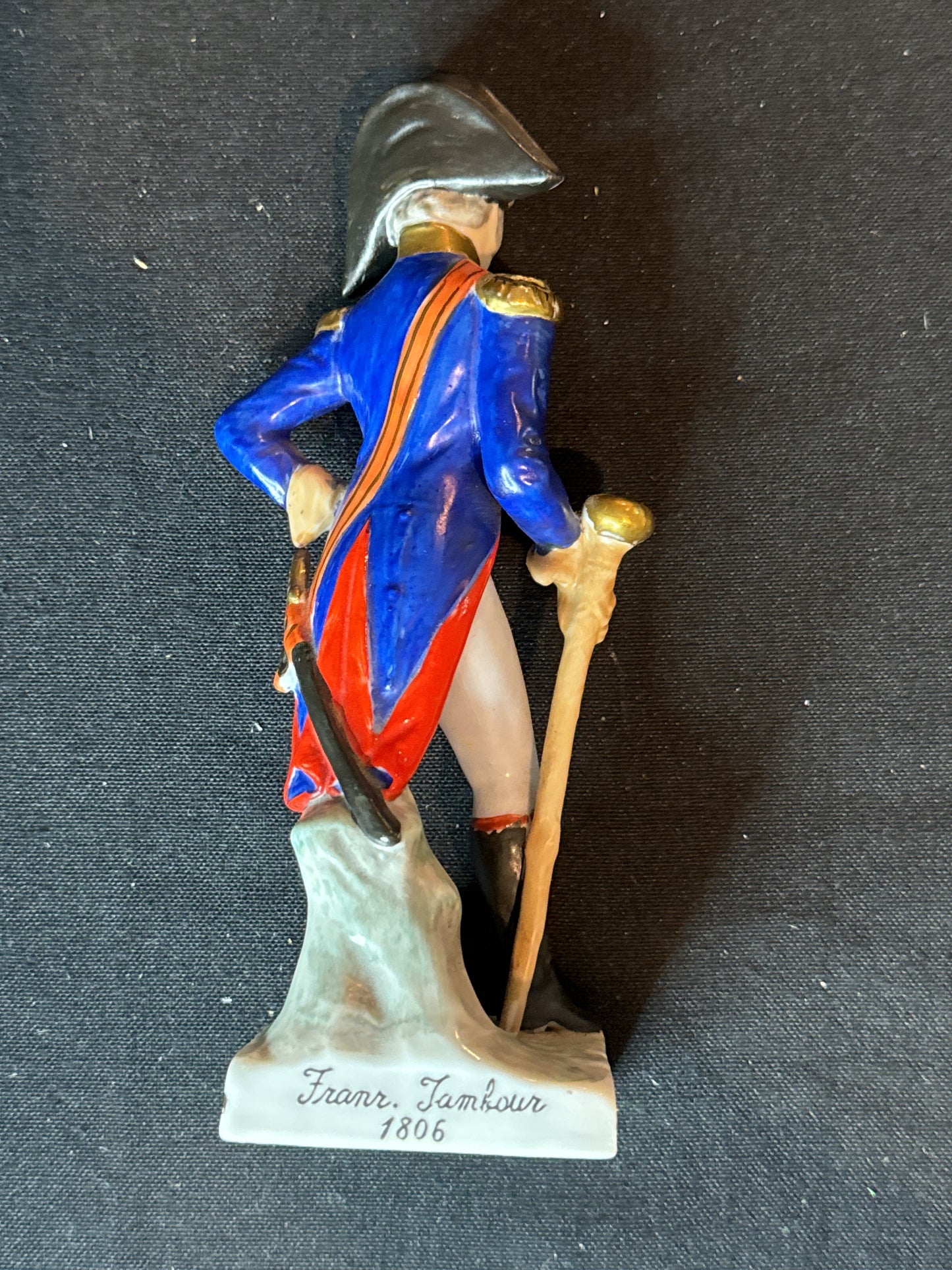 Sitzendorf Napoleonic Soldier 1806 Franz Tambour 7.25" Tall