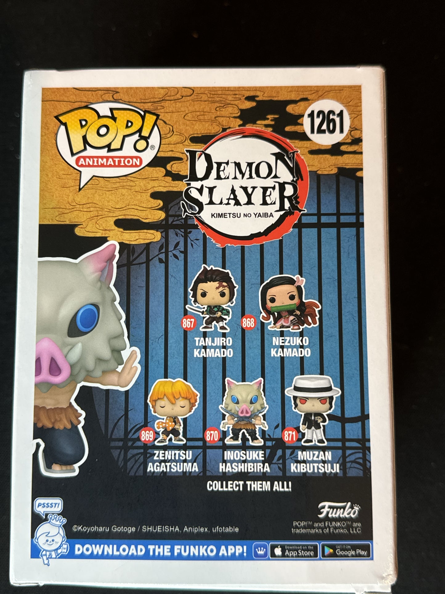 Funko Pop! Inosuke Hashibira Demon Slayer #1261 Special Edition Vinyl Figure NIB