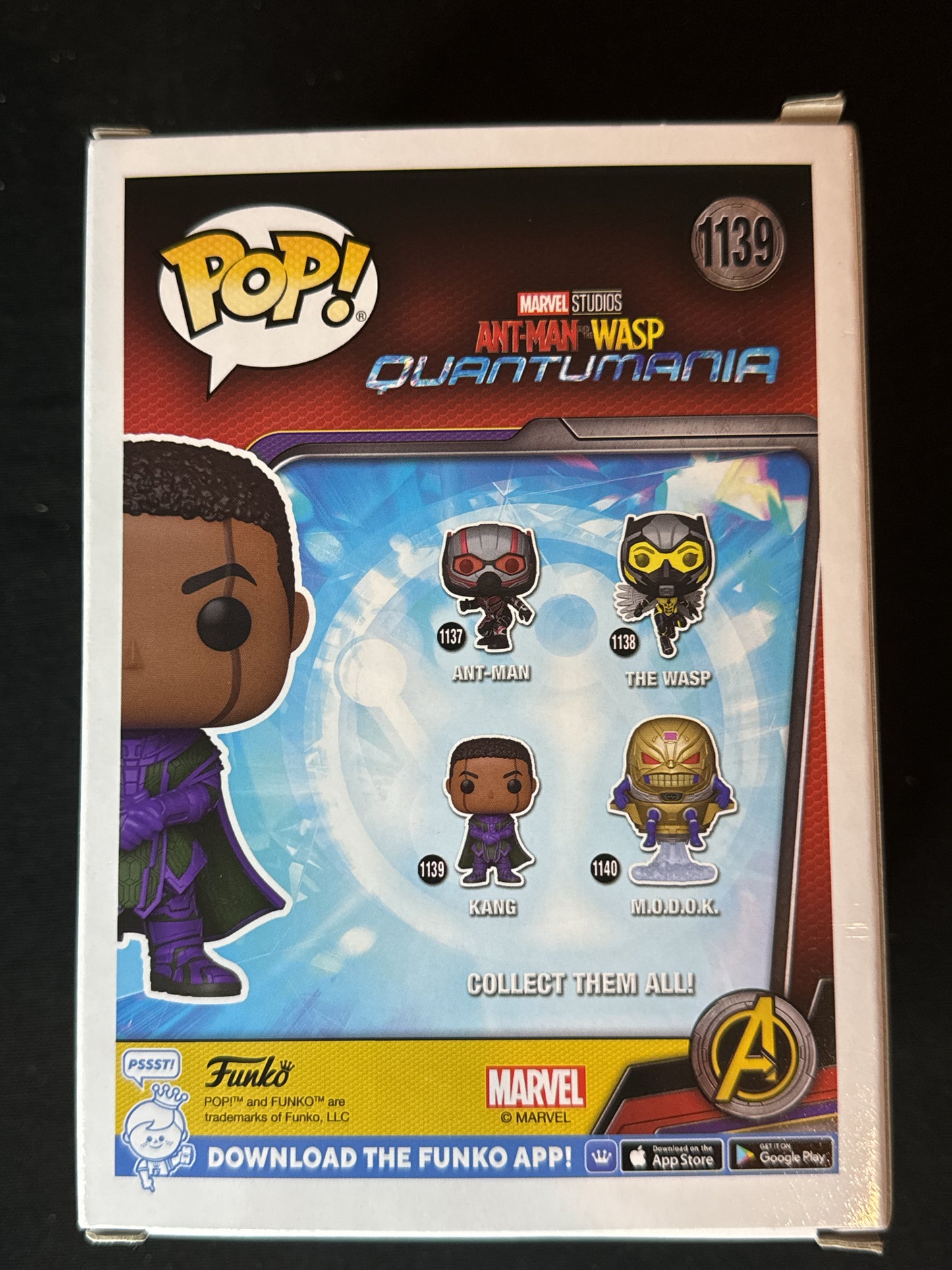 Funko Pop! Ant-Man & Wasp #1139 Quantumania Kang Bobble Head NIB