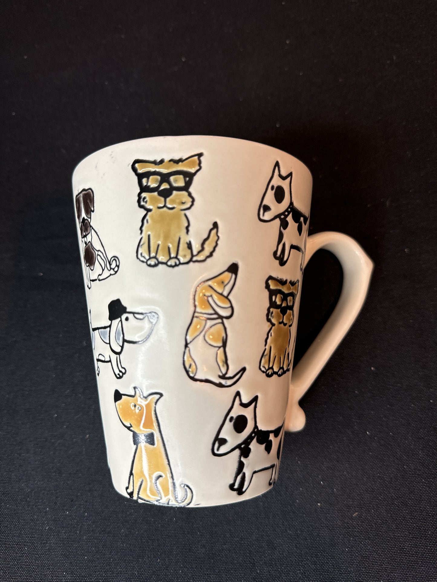 Tall Dog Coffee Mug/Cup "My Kids Have Paws" w/ White Interior 5" Tall New Inventory