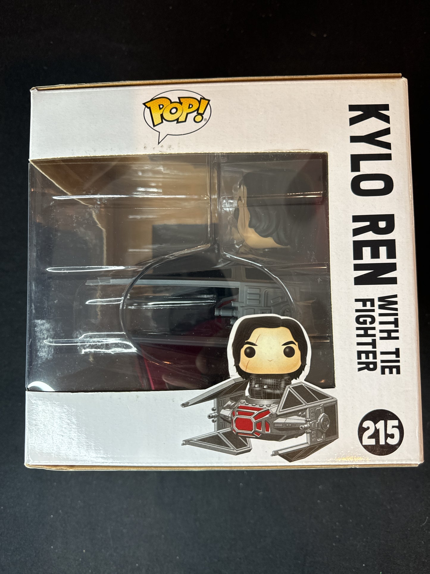 Funko Pop! Star Wars Kylo Ren w/ Tie Fighter #215 Bobble Head New In Box