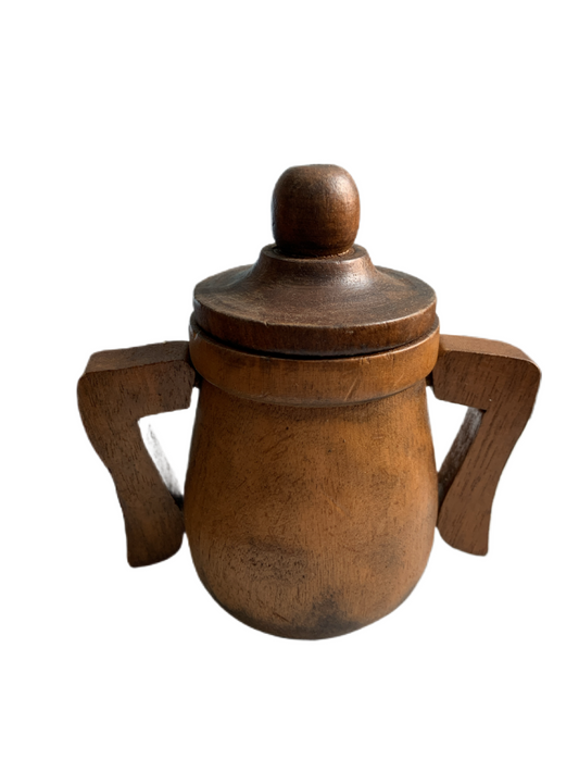 Vintage Wooden Trinket Holder