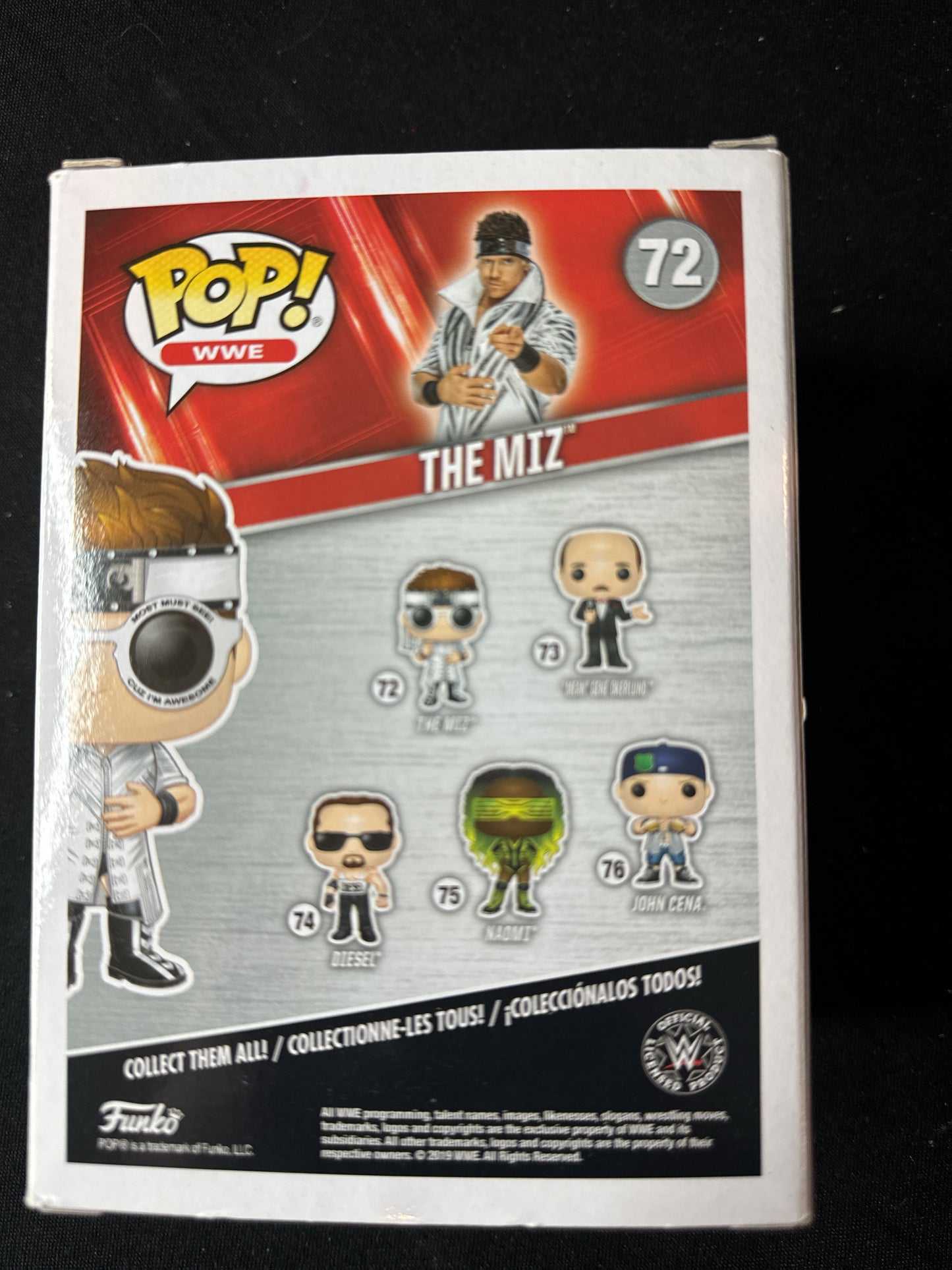 Funko Pop! WWE #72 The Miz Vinyl Figure NIB