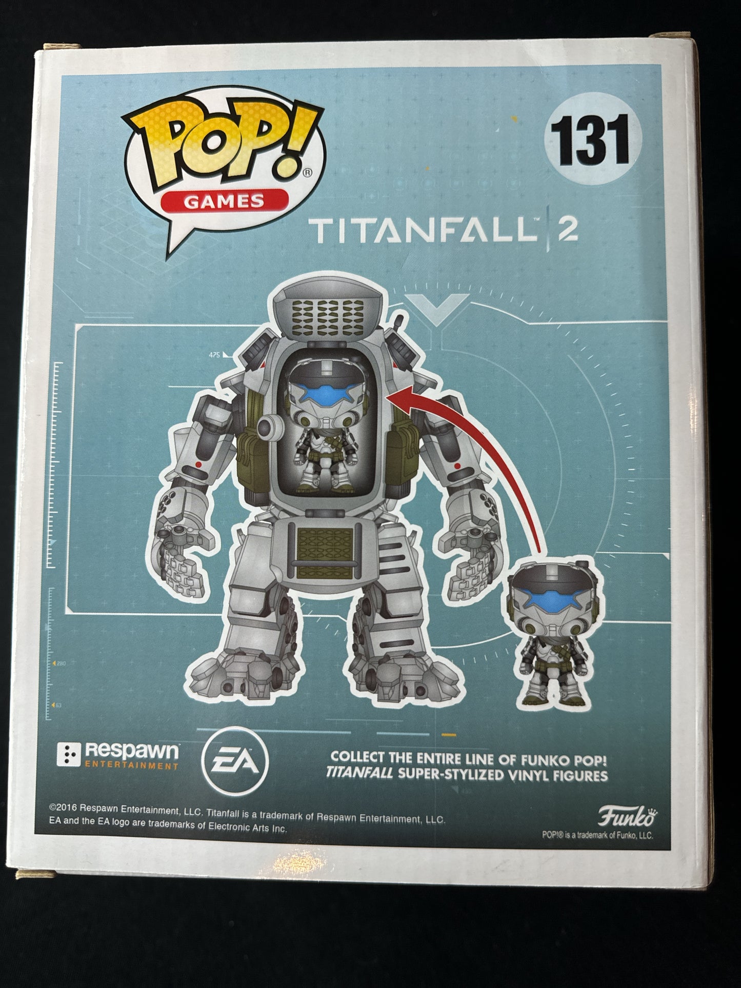 Funko Pop! TitanFall 2 #131 Atlas & Pilot Vinyl Figures NIB
