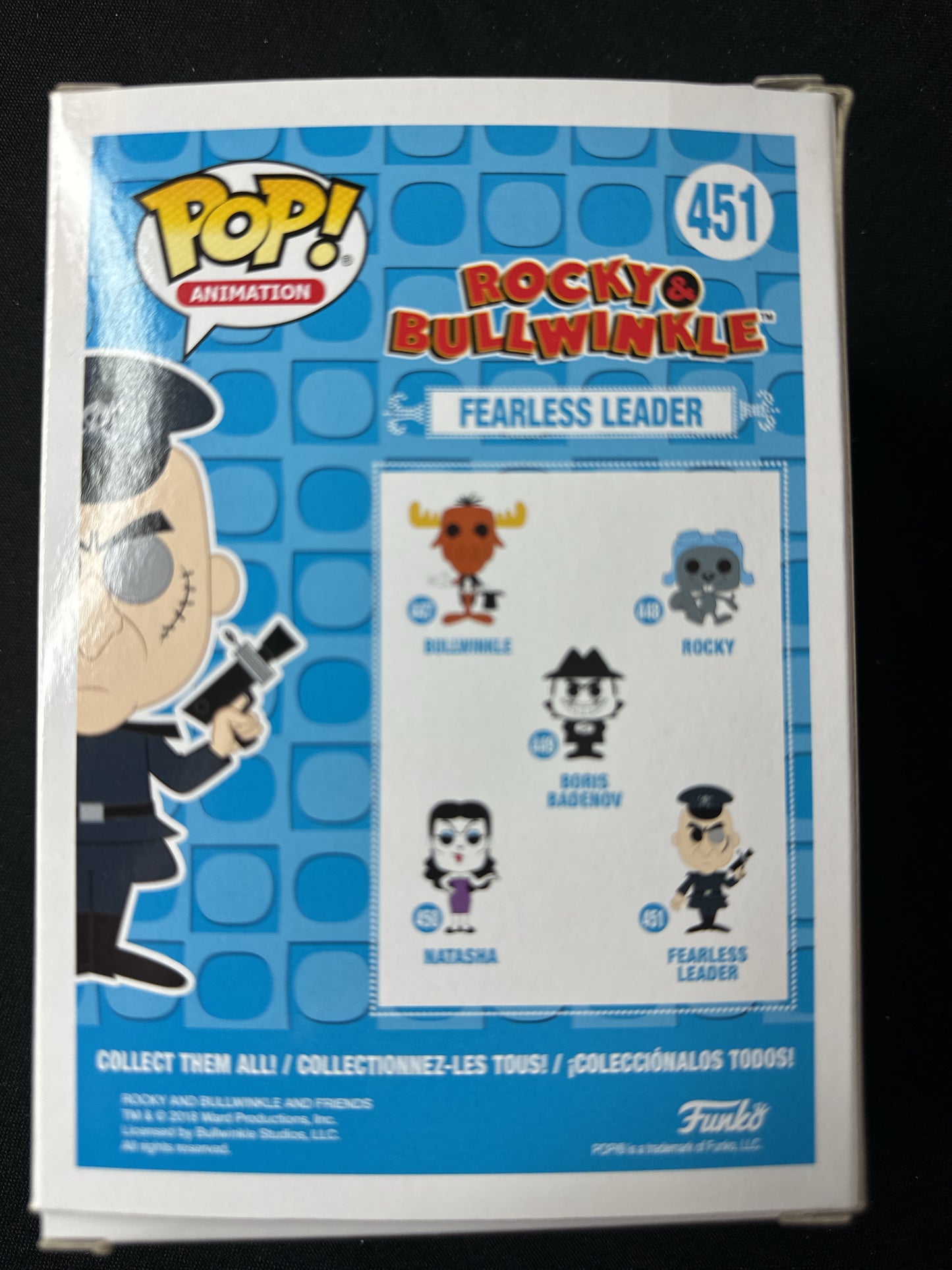 Funko Pop! Rocky & Bullwinkle #451 Fearless Leader Vinyl Figure NIB