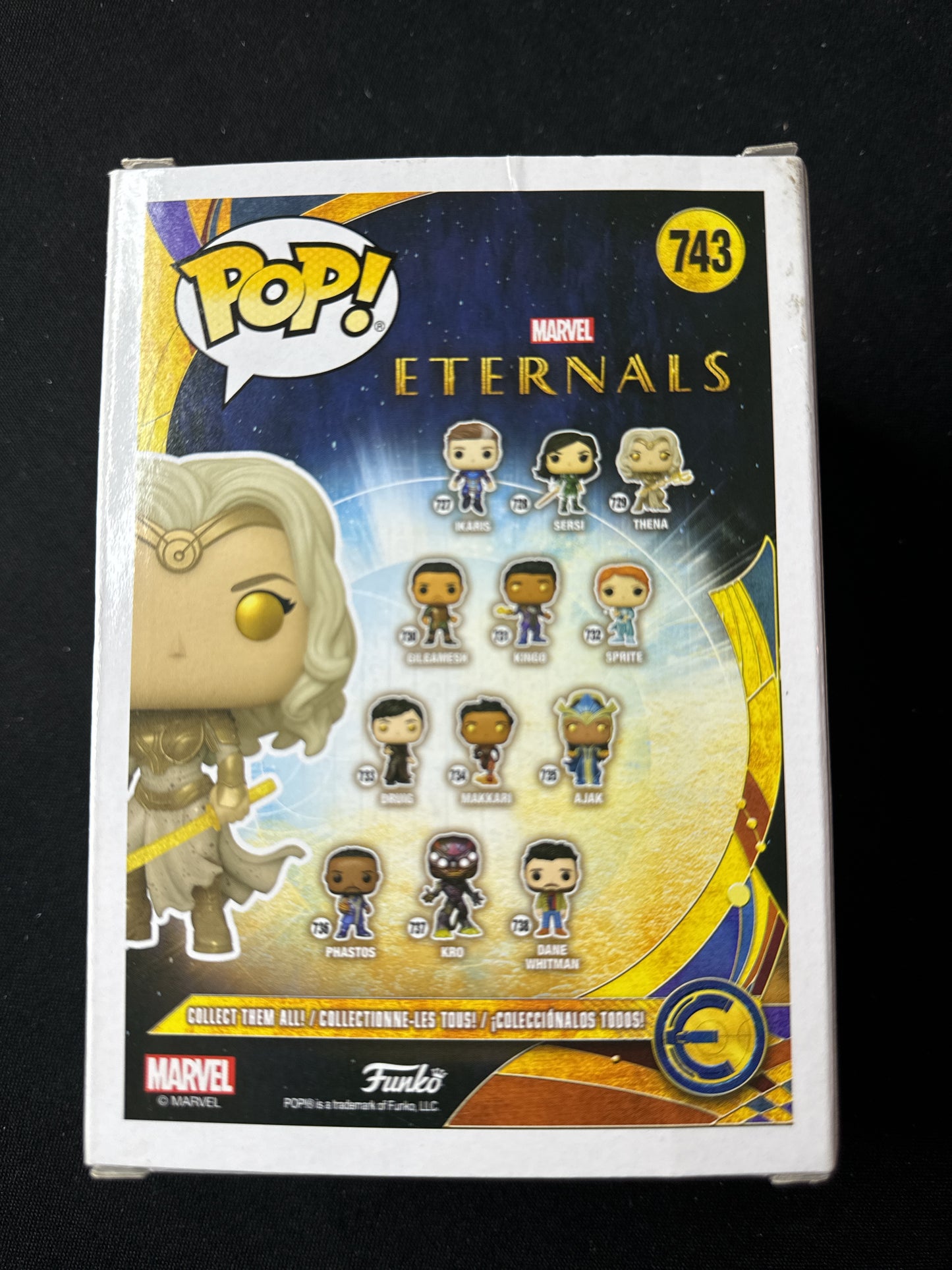 Funko Pop! Marvel Eternals #743 Thena Bobble Head NIB