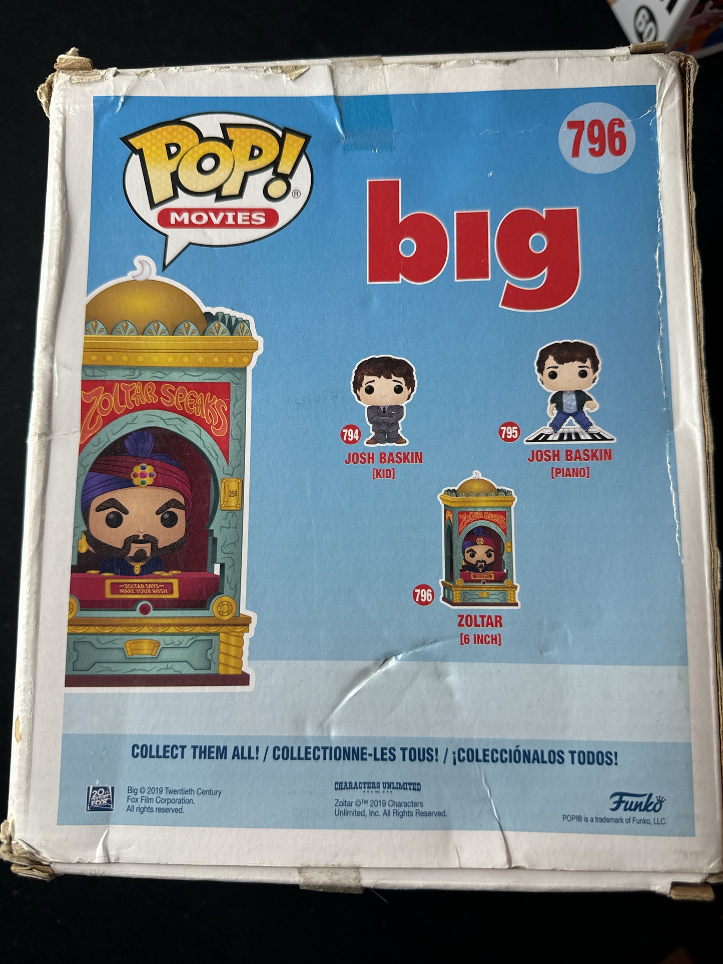 Funko Pop! Movies Big #796 Zoltar Vinyl Figure NIB