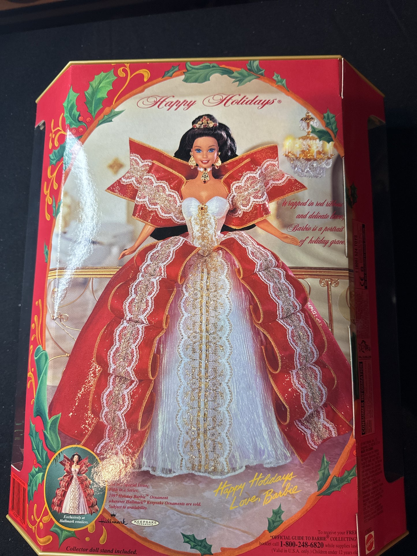 Barbie Happy Holidays Special Edition 1997 Mattel Red Dress New in Box
