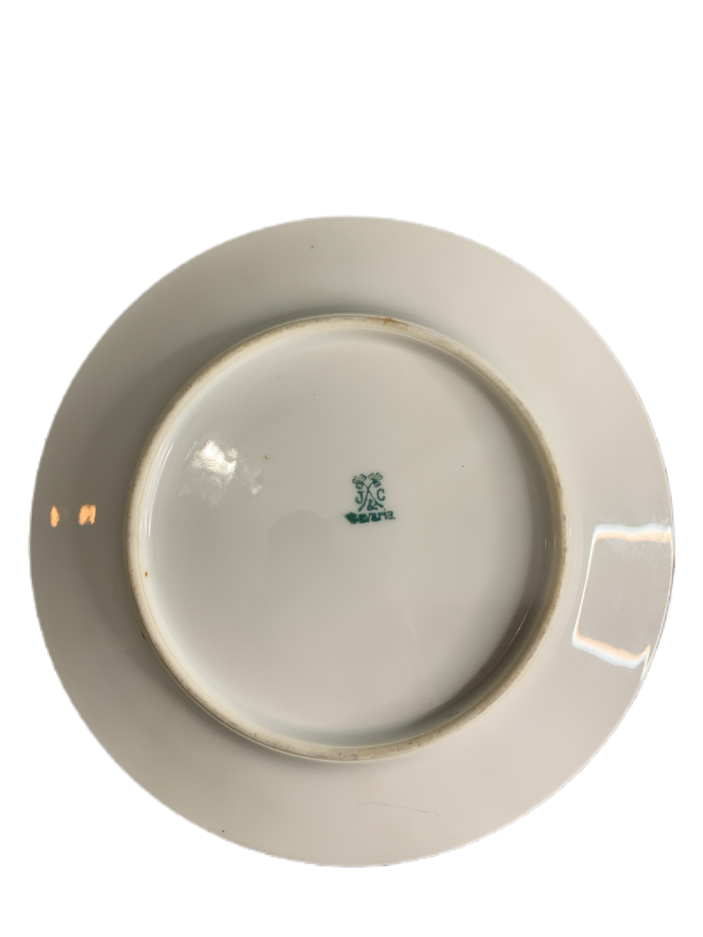 Bavaria Porcelain Decorative Plate with the Image of Martha Washington