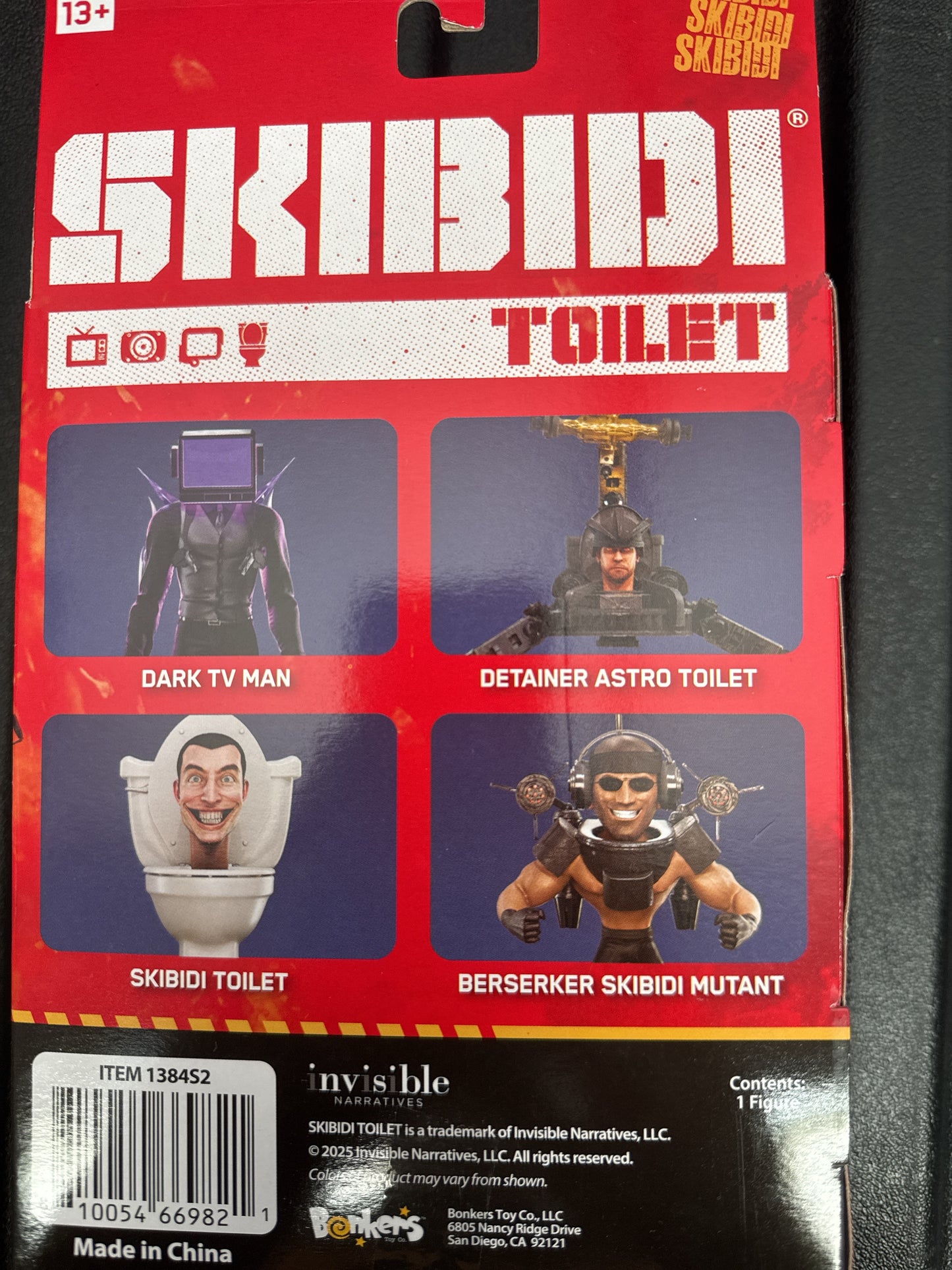 Skibidi Toilet Detainer Astro - Series 2 Collectible 6" Action Figure New in Box