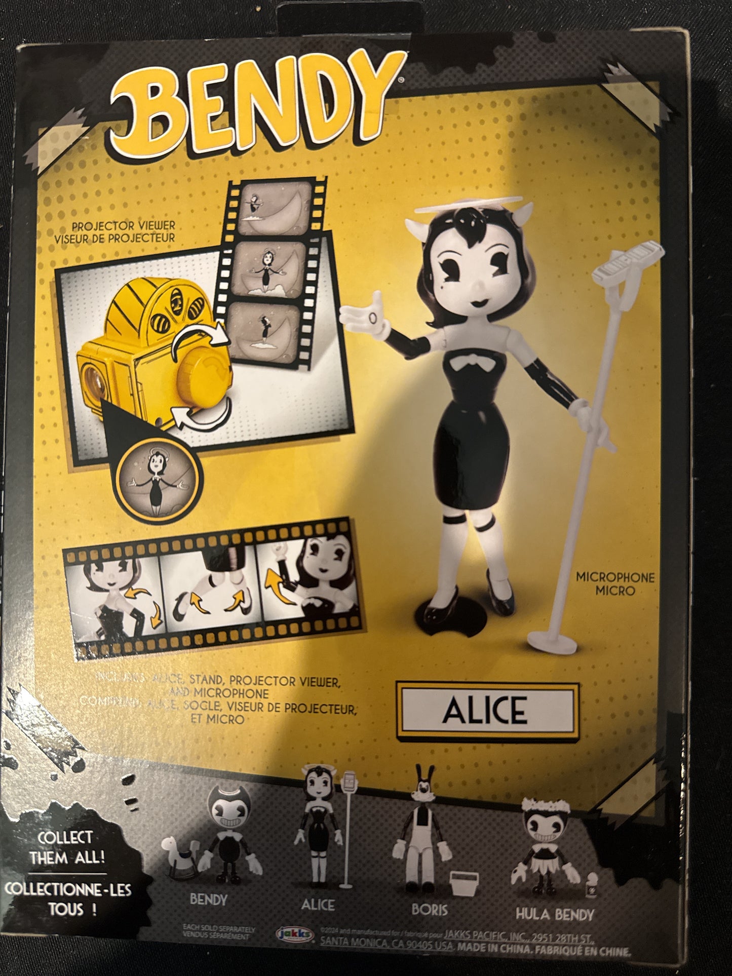 Bendy & The Ink Machine Alice w/ Microphone 5" Action Figure New in Box