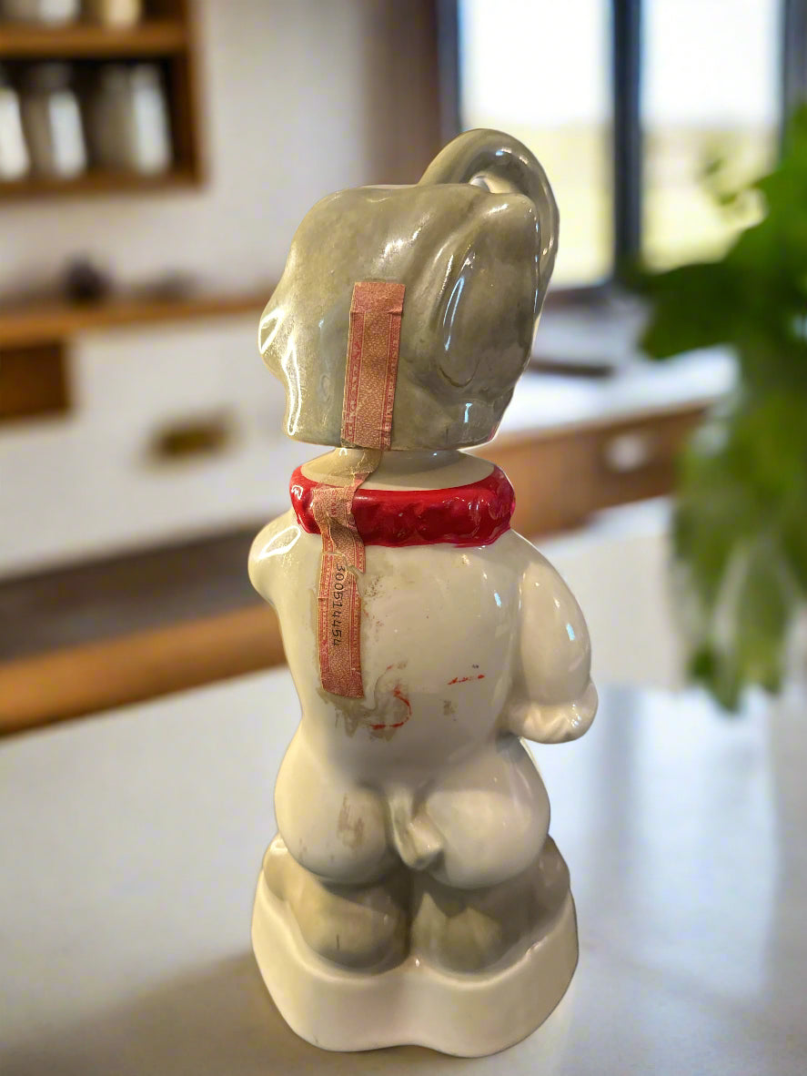 Vintage 1968 Jim Beam's Trophy Kentucky Bourbon Whiskey Decanter Circus Elephant