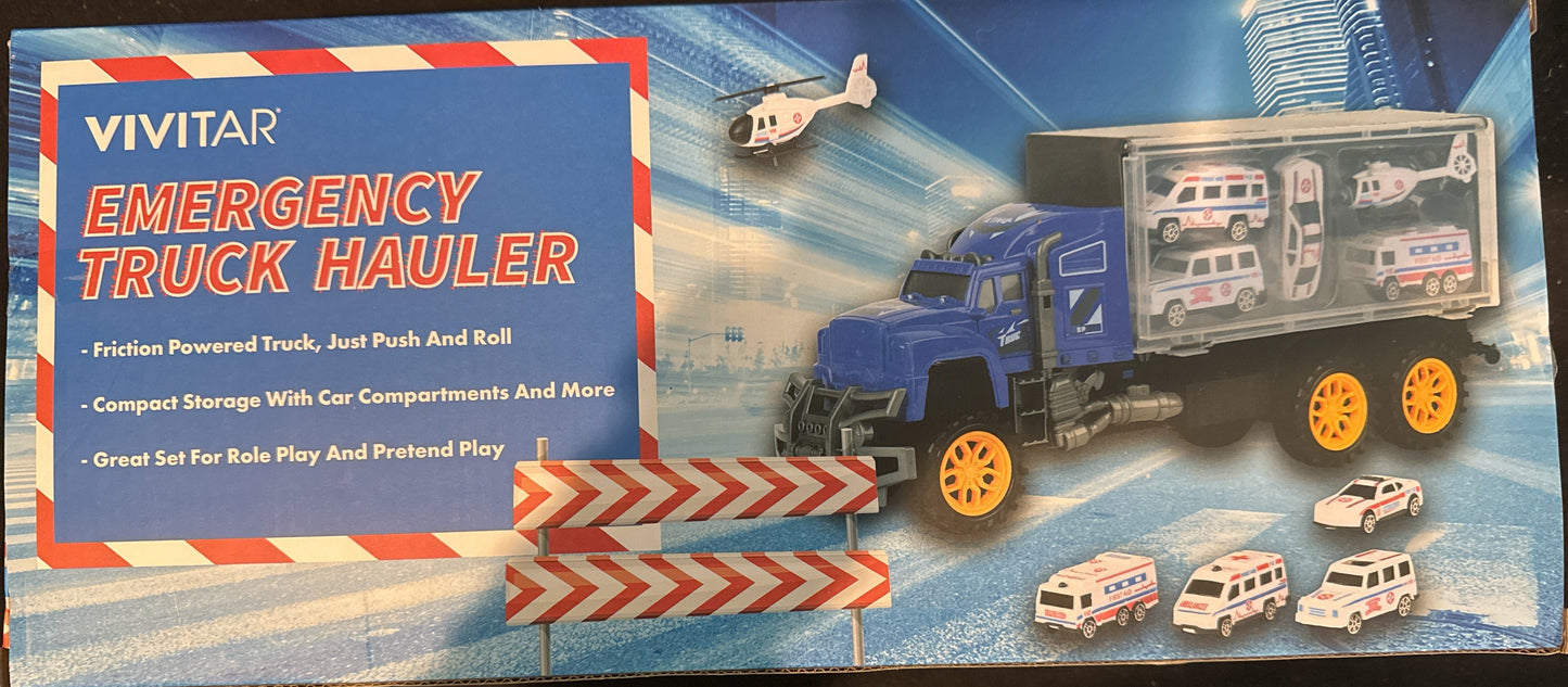 Vivitar Emergency Truck Hauler 11 Piece Set New in Box