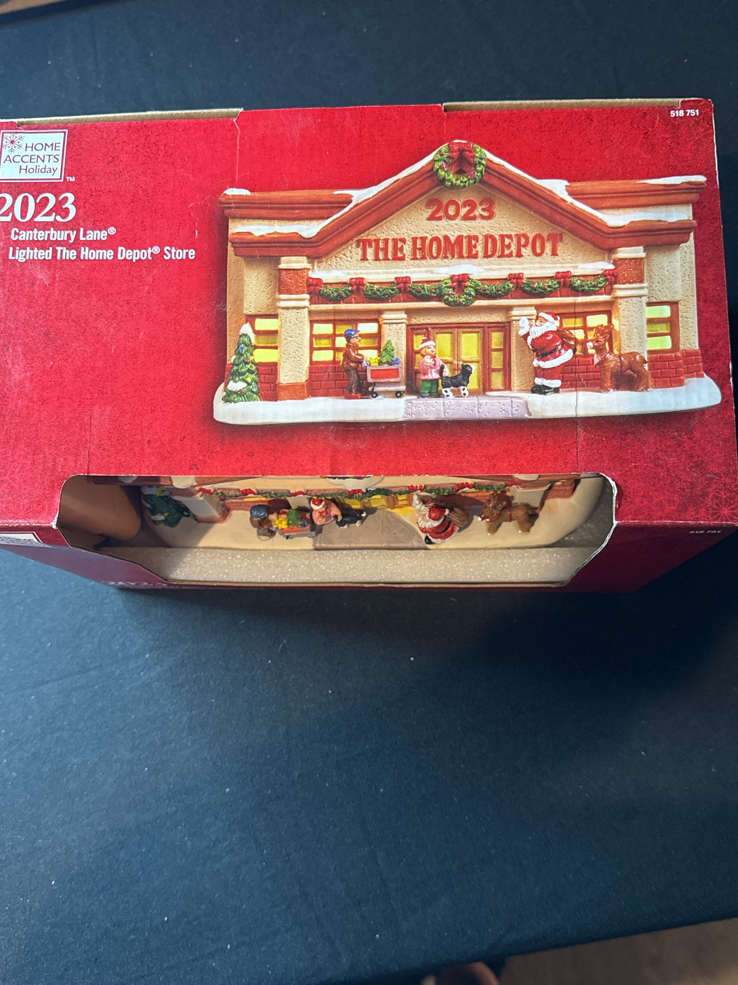 Canterbury Lane Lighted The Home Depot Store 2023 Holiday Village Christmas New in Box