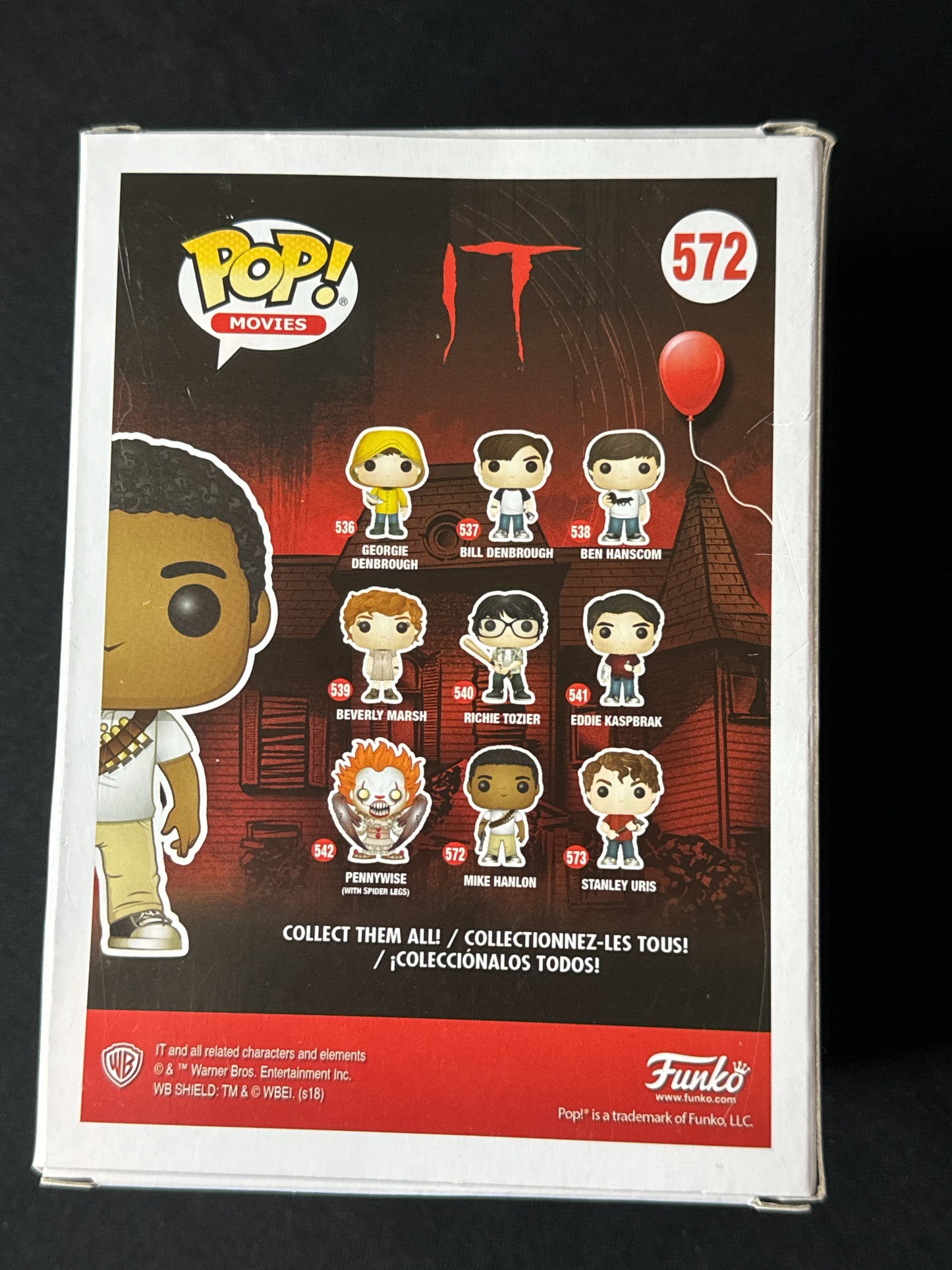 Funko Pop! IT Mike Hanlon Vinyl Figure #572 New in Box