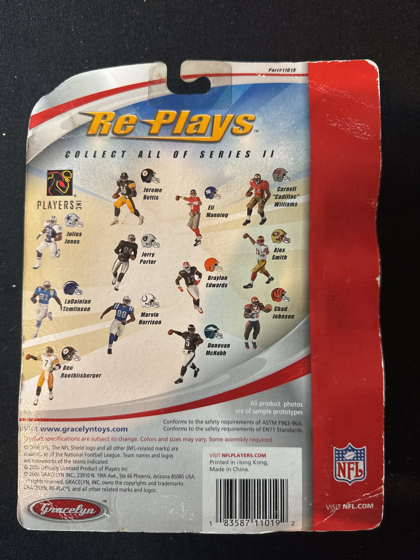 Re-Plays Series II NFL Marvin Harrison Indianapolis Colts Action Figure New in Package