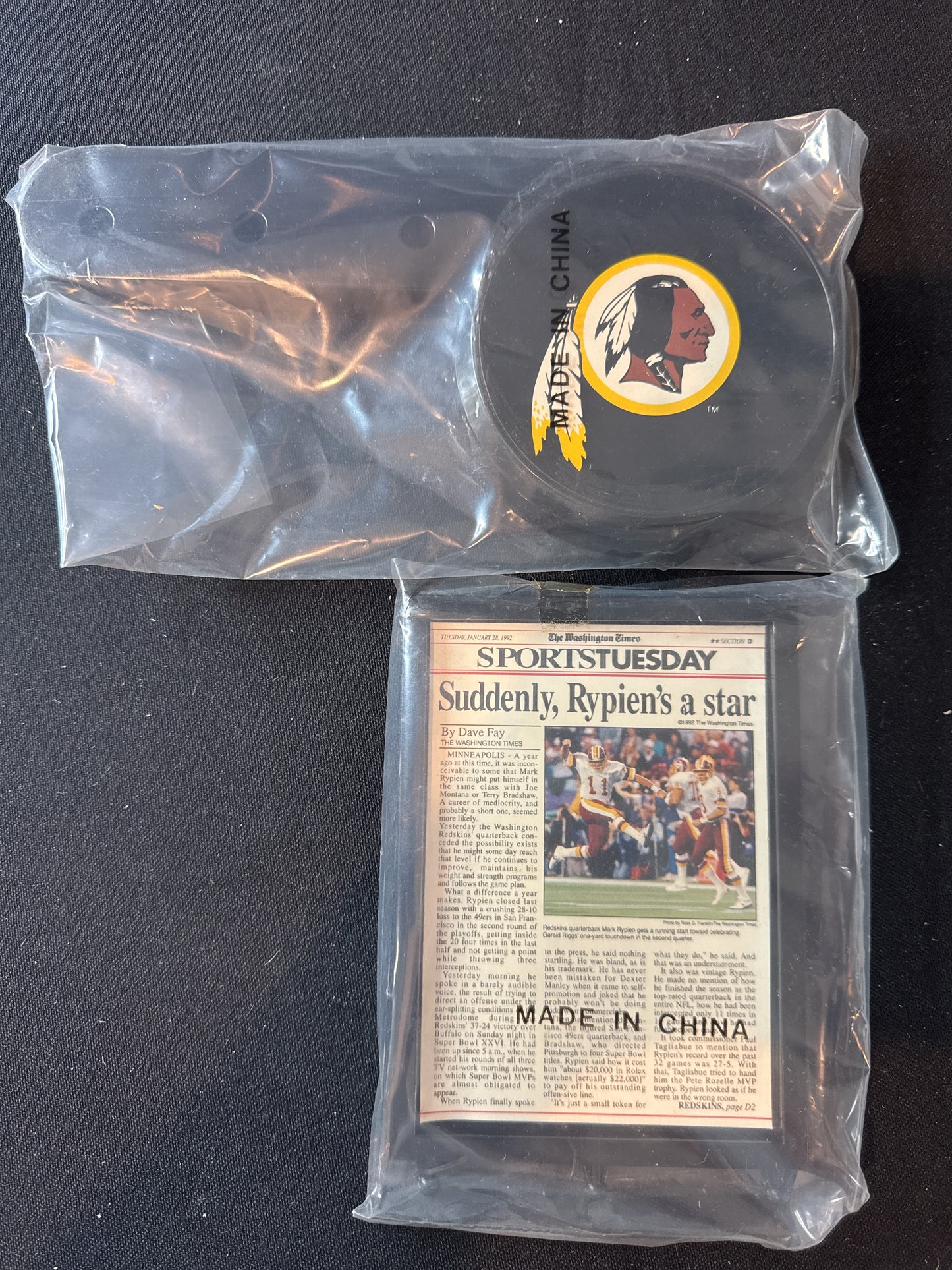 Rare 1993 Mark Rypien Headline Collection Starting Lineup Washington Redskins Figure