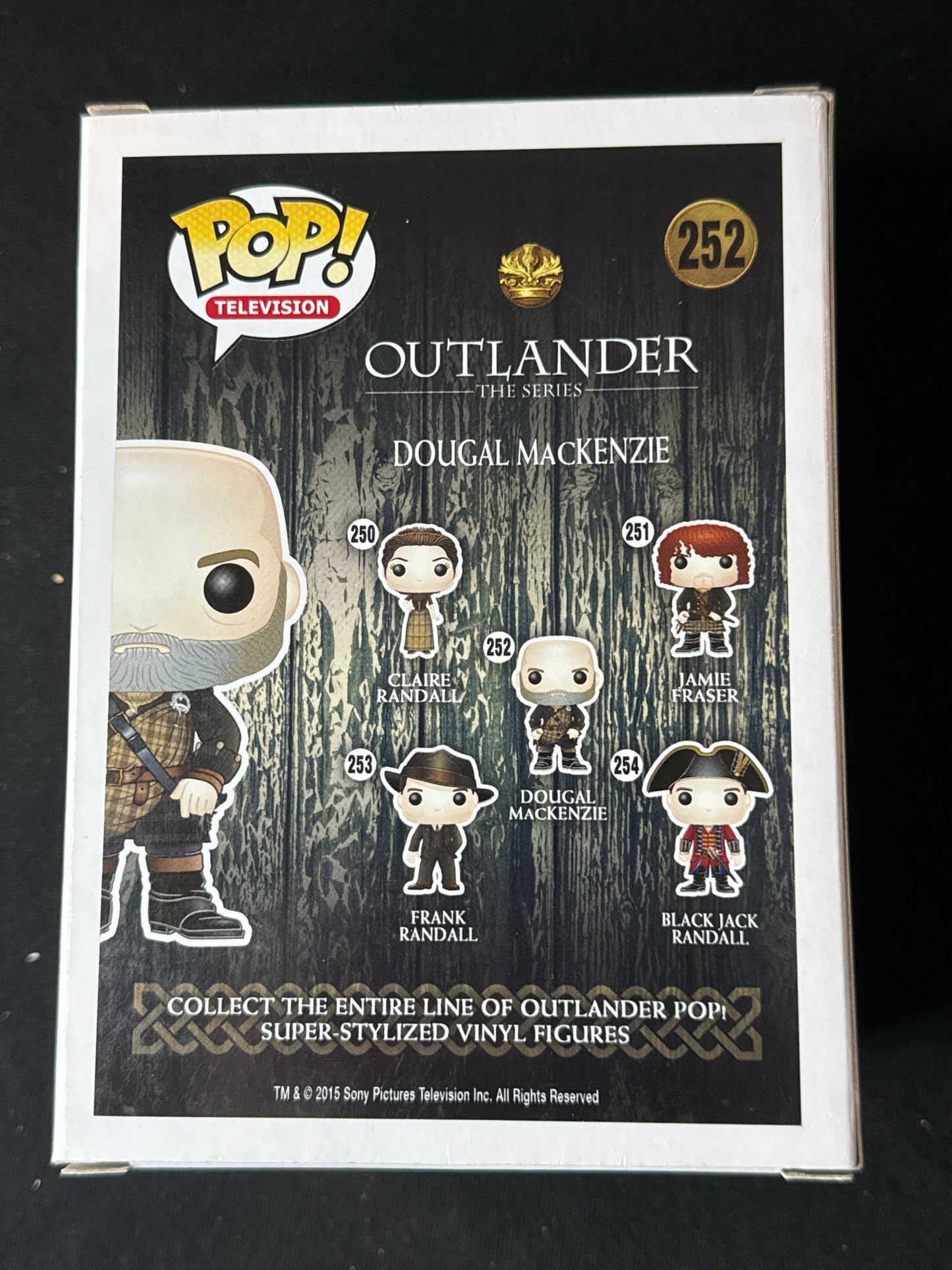 Funko Pop! Outlander The Series Dougal MacKenzie Vinyl Figure #252 New in Box