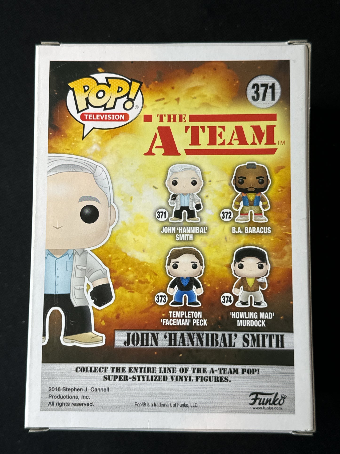 Funko Pop! The A Team John "Hannibal" Smith Vinyl Figure #371 New in Box