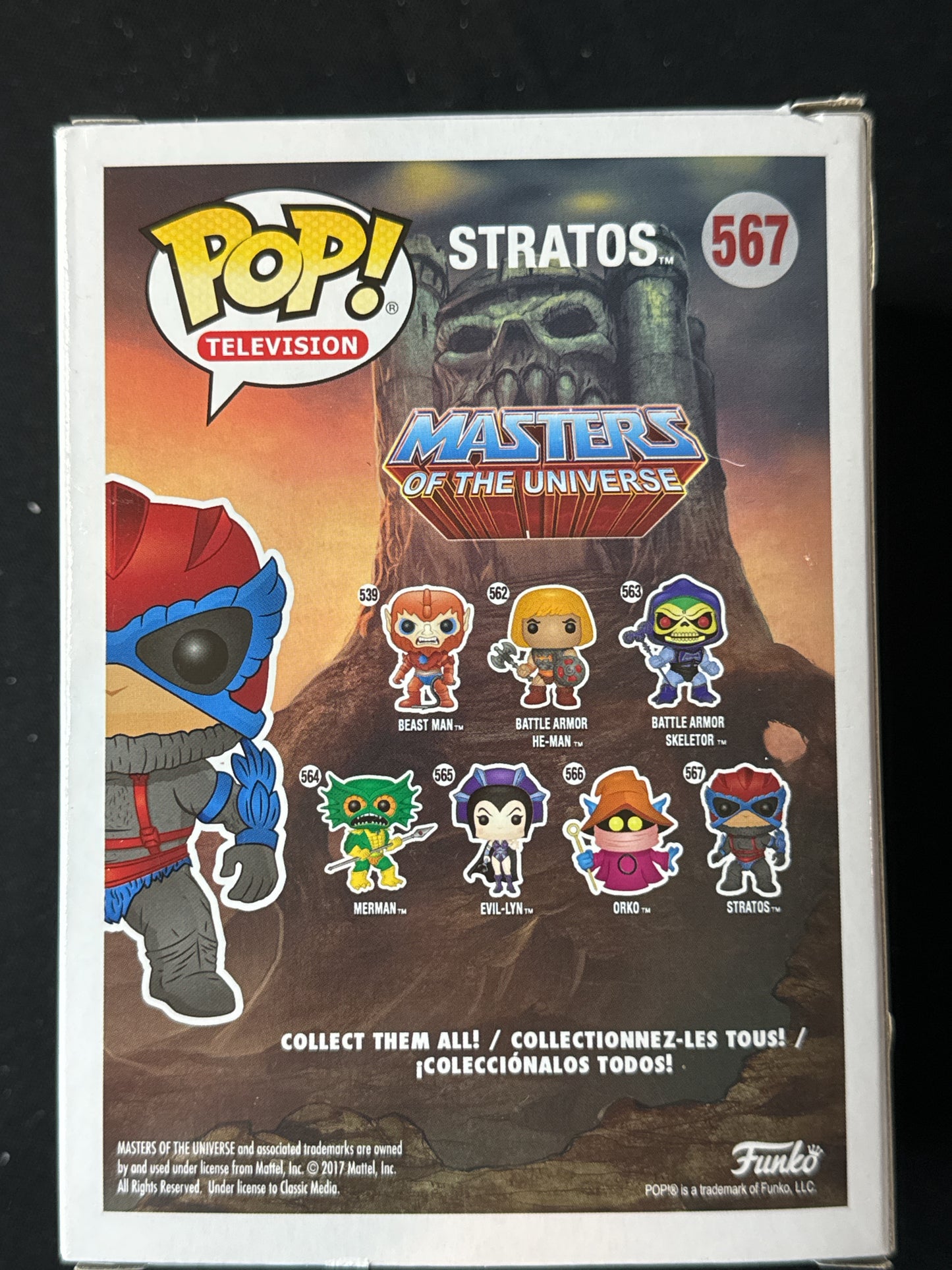 Funko Pop! Masters of the Universe Stratos Vinyl Figure #567 New in Box