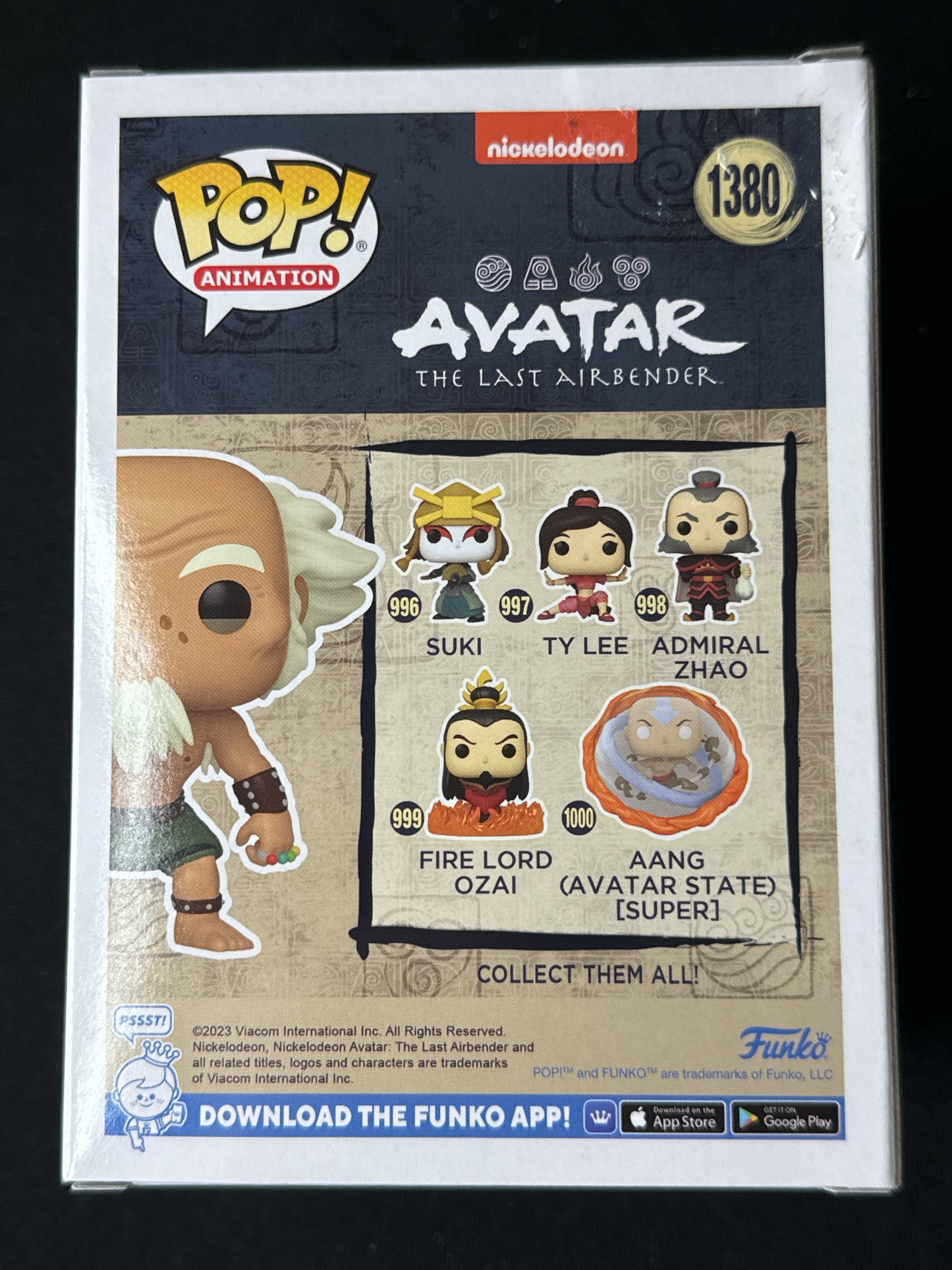 Funko Pop! Avatar The Last Airbender King Bumi #1380 New in Box Entertainment Earth Excl.
