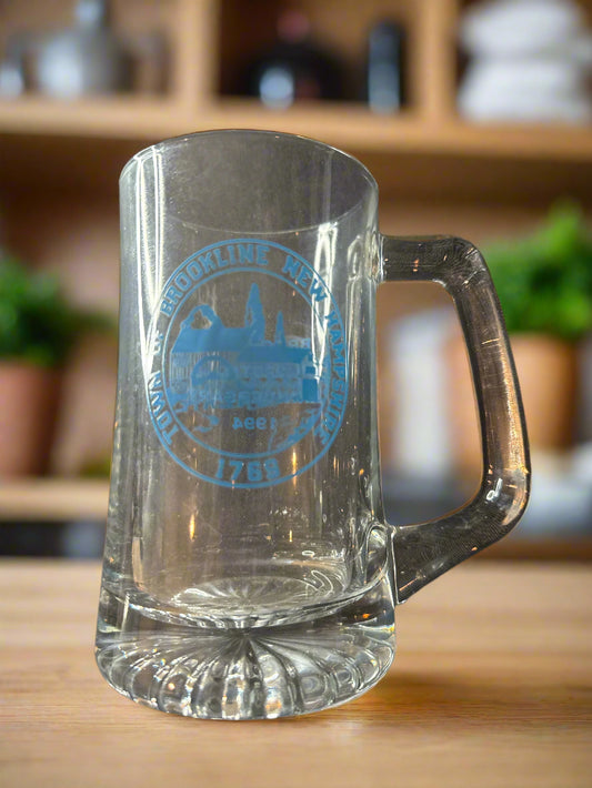 Clear Glass Mug 12oz Brookline 225th Anniversary 1994 Town of Brookline, NH 1769