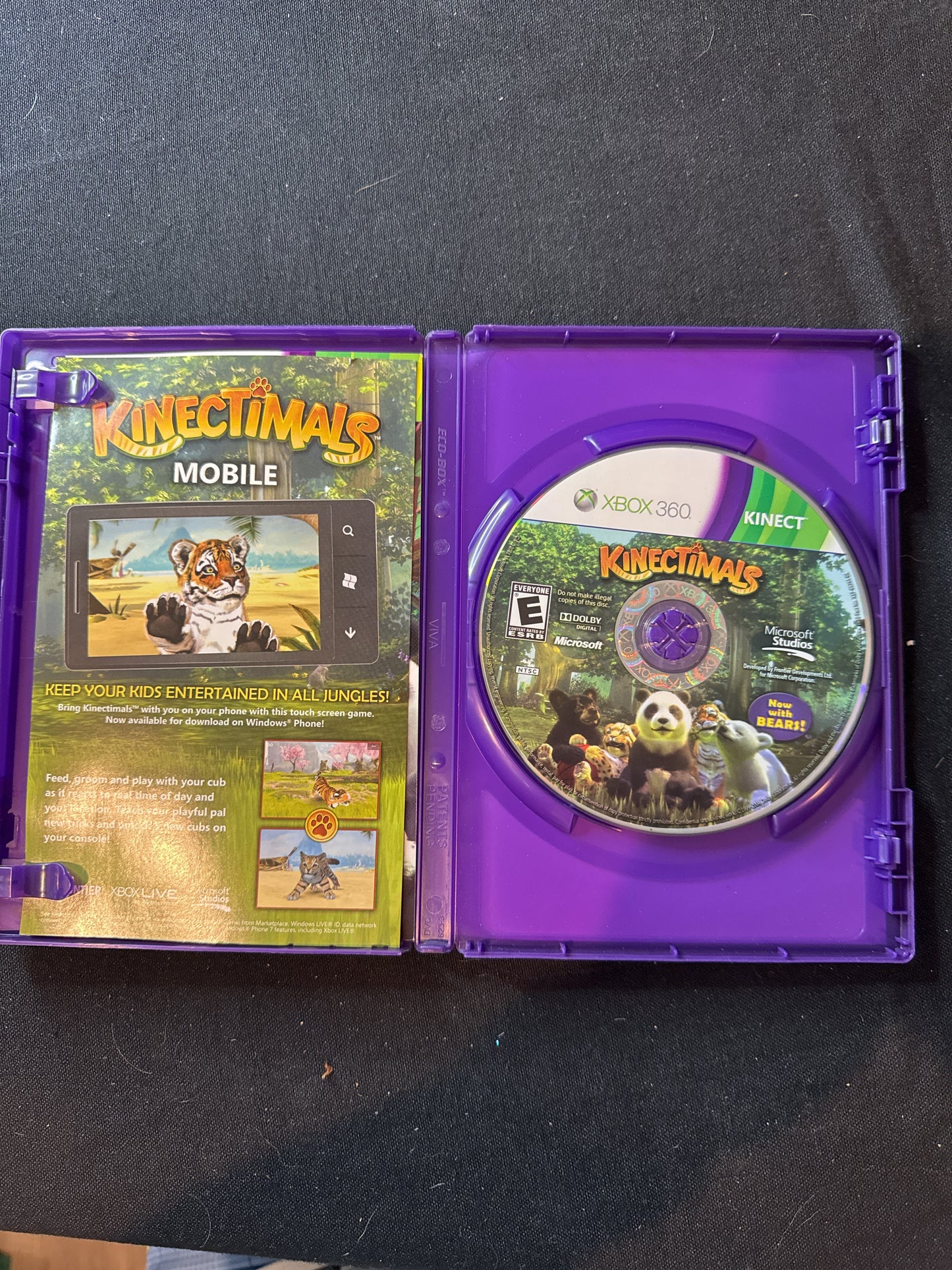 XBox 360 Kinect Kinectimals Game