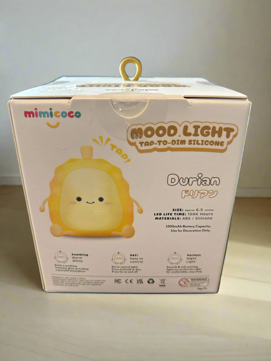 Mimicoco Moonlight "Durian" Warm Ambient Light Wireless Soft Silicone Tap to Dim