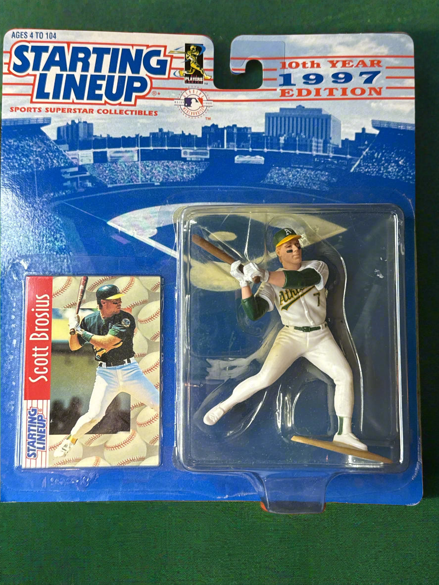 1997 Starting Lineup Scott Brosius Oakland A's Action Figure New in Box