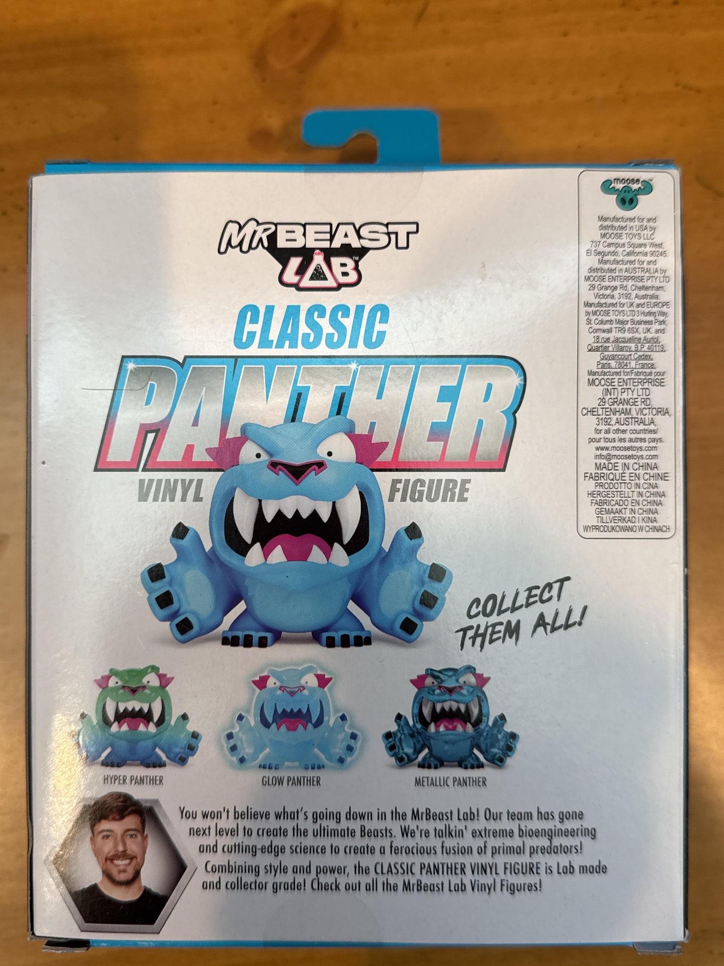 Mr. Beast Lab Panther Vinyl Figure Classic Panther Figure Toy New in Box