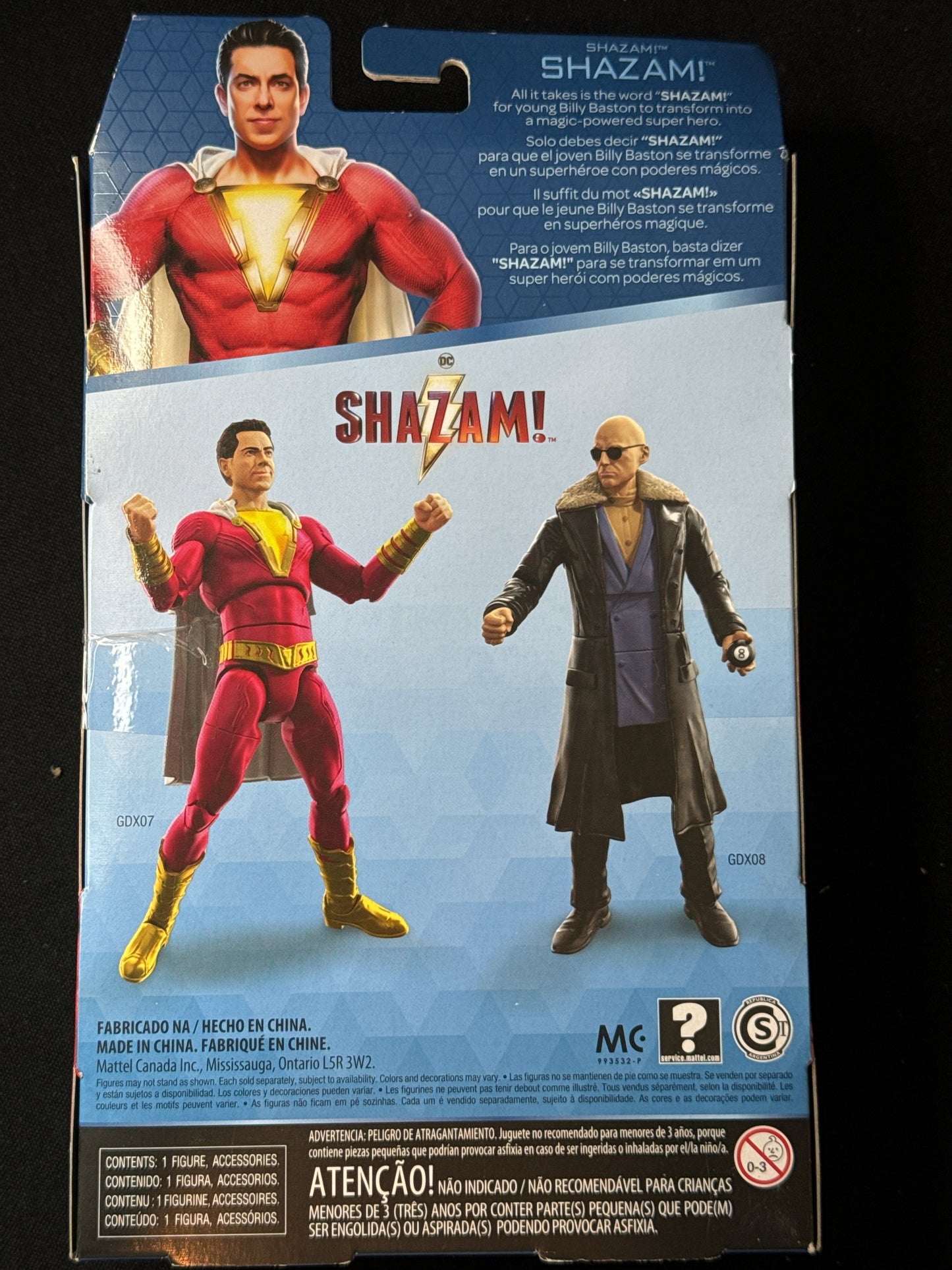 DC Comics Multiverse Shazam! Mattel GDX07. New in Box Warner Brothers 2018