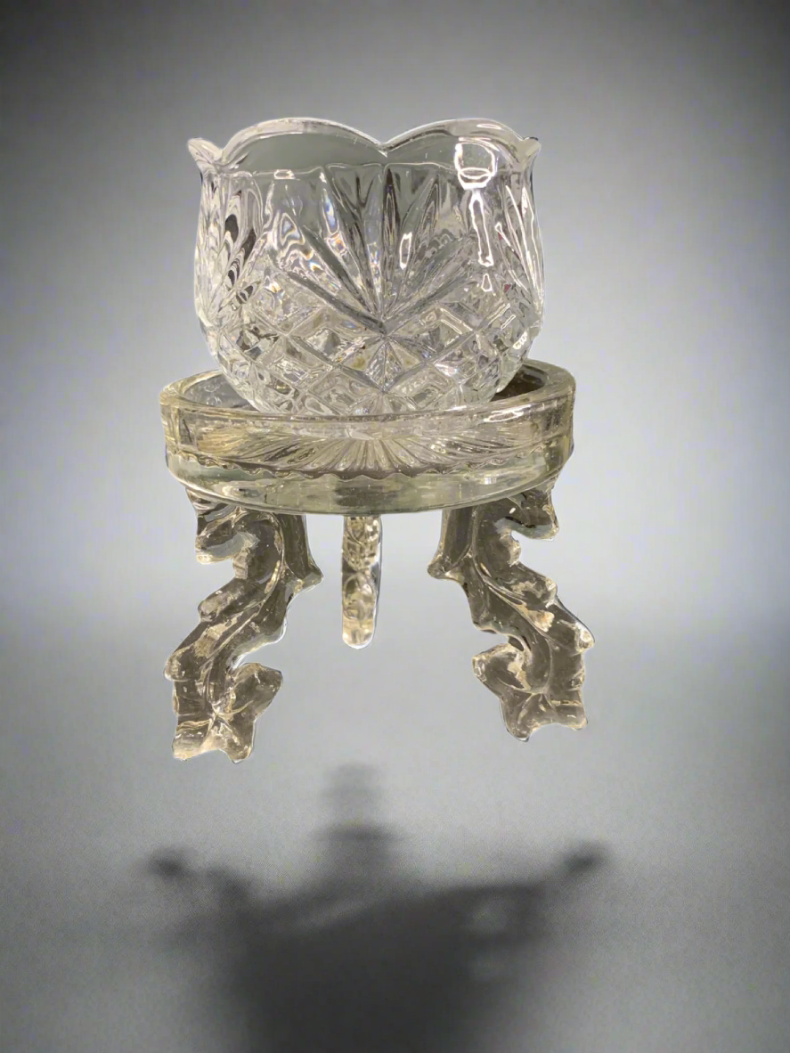 24% Lead Crystal Votive & Stand