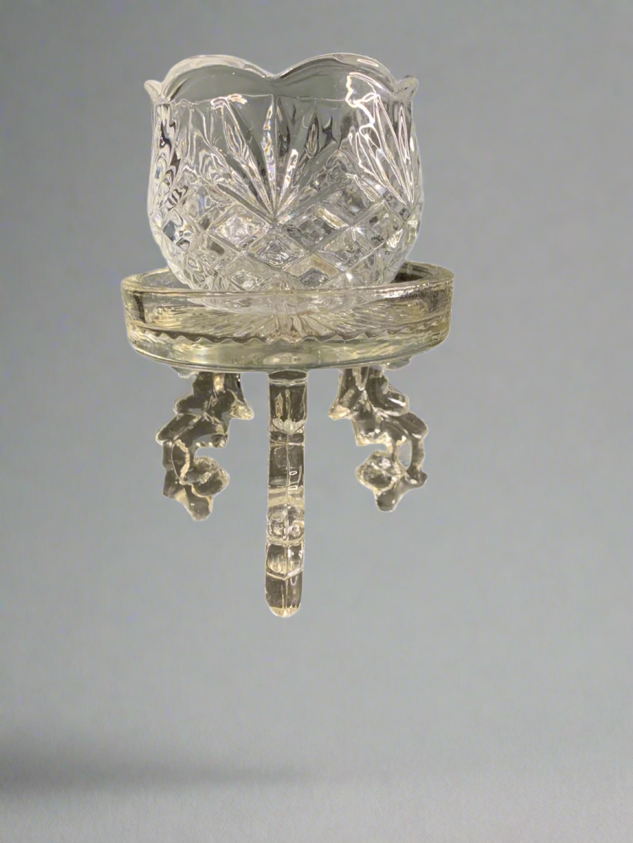24% Lead Crystal Votive & Stand