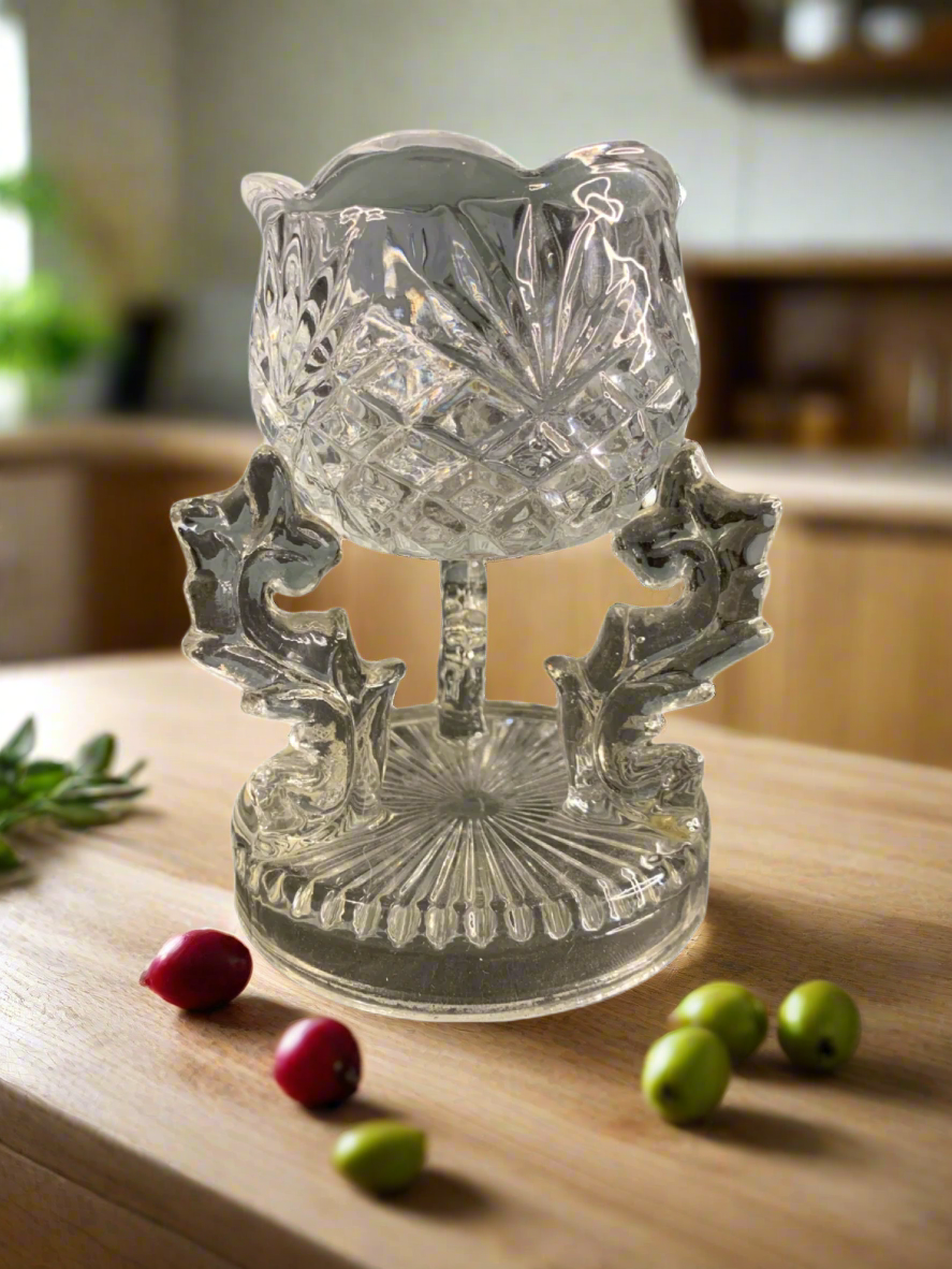24% Lead Crystal Votive & Stand